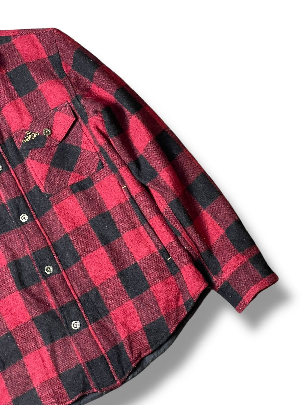 Japanese Brand × Vintage × semanticdesign Semantic Design Wool Blend Flannel Jacket (113) Size US L / EU 52-54 / 3 - 3 Thumbnail