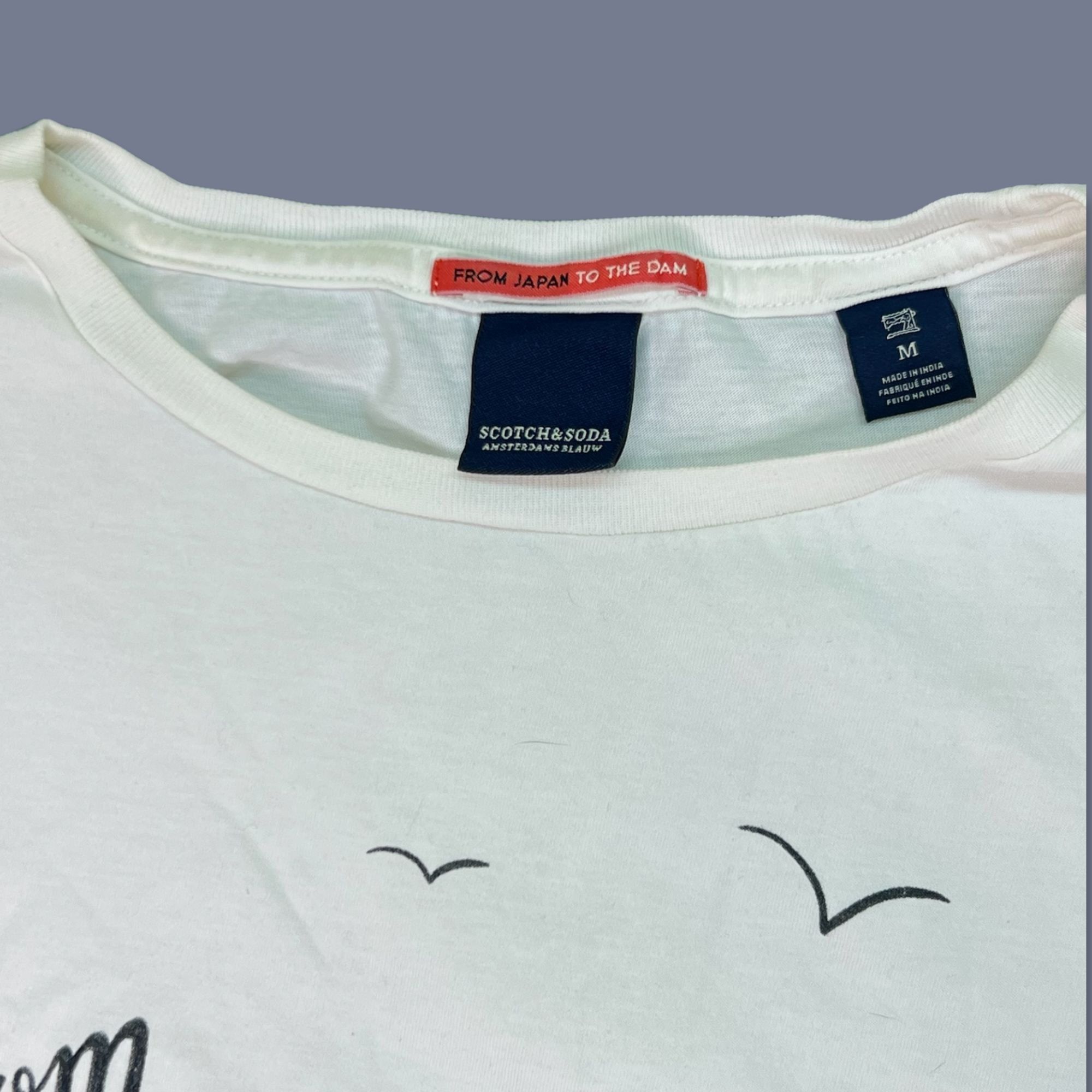 Scotch & Soda Scotch & Soda Graphic Crew-Neck T-Shirt Medium Japan To The Size M / US 6-8 / IT 42-44 - 5 Thumbnail