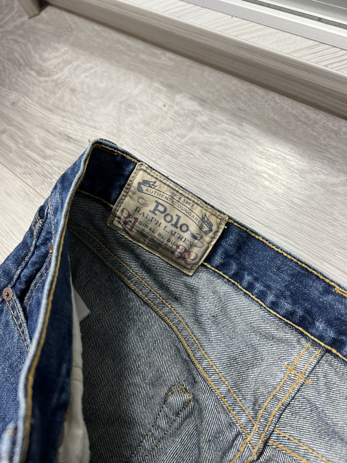 RRL Ralph Lauren Polo Ralph Lauren Jeans Blue Denim Pants Size US 31 - 8 Thumbnail