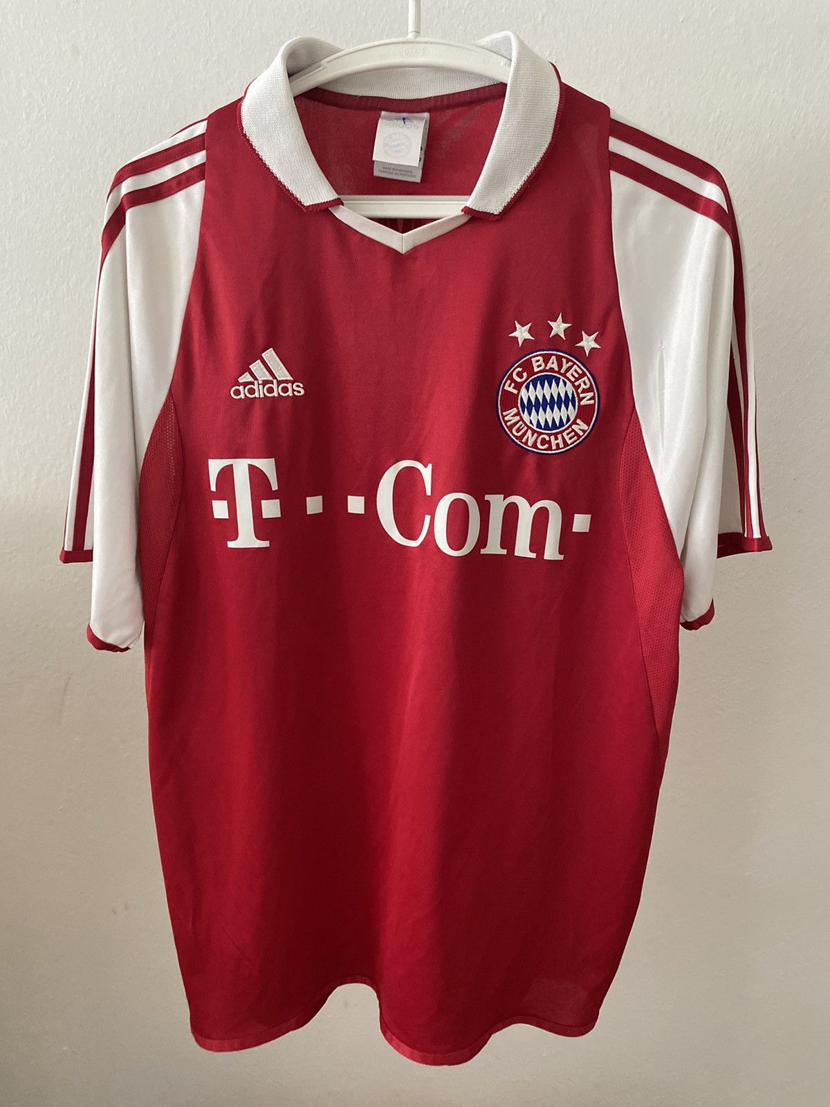 Adidas × Vintage JERSEY BAYER MUNICH 2003-2004 #13 [Ballack] VINTAGE RARE Size US M / EU 48-50 / 2 - 1 Thumbnail