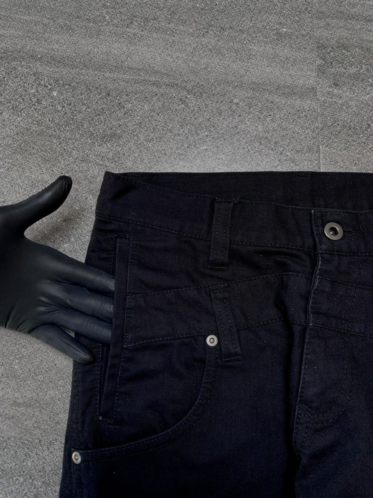 Issey Miyake FREE TAX! 2000s Double Waisted Flared Denim Jeans - 29” Size US 29 - 4 Thumbnail