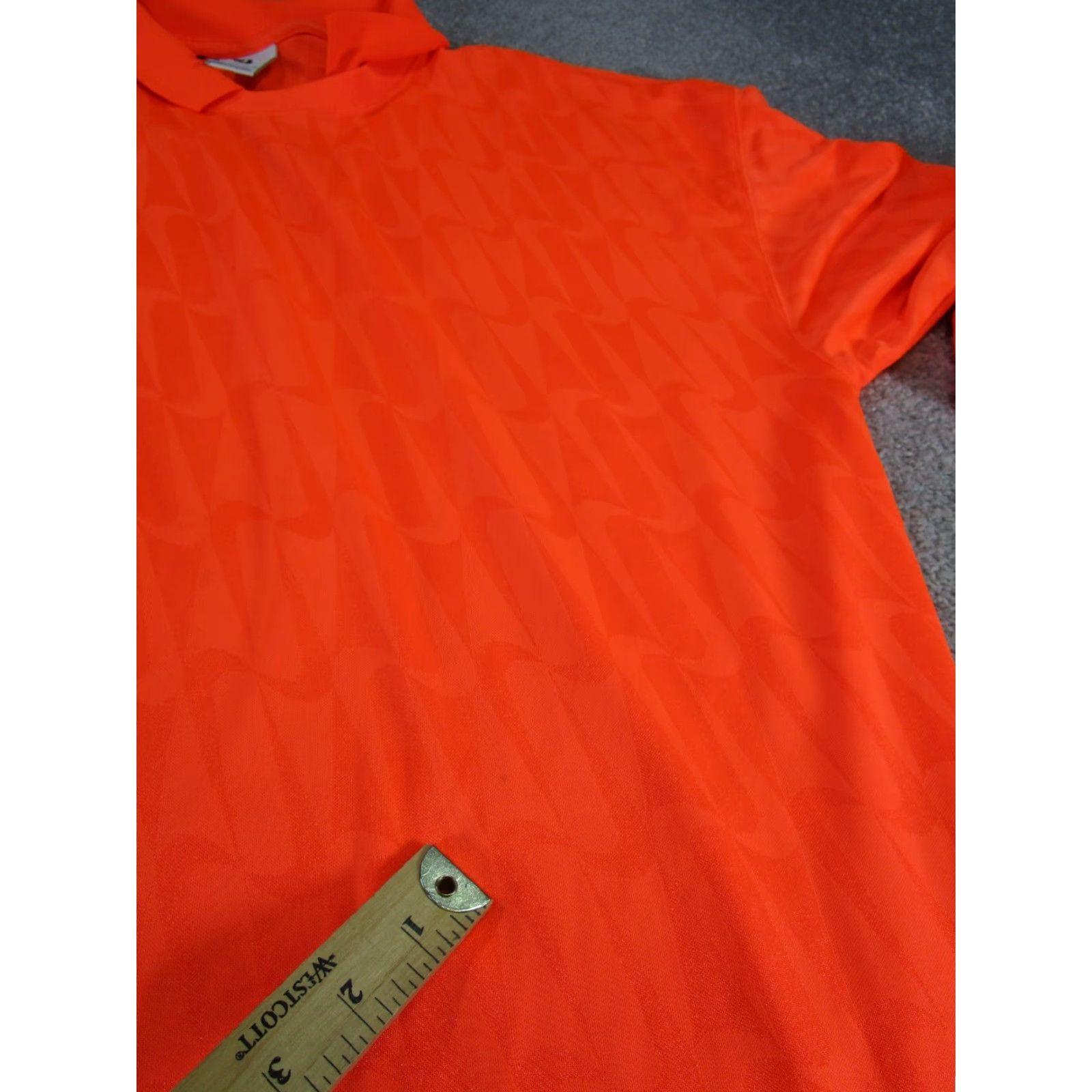 Nike VINTAGE Nike Lab Polo Shirt Womens Medium Orange Oversized Loose Fit Bowerman DR 01* Size M / US 6-8 / IT 42-44 - 6 Thumbnail