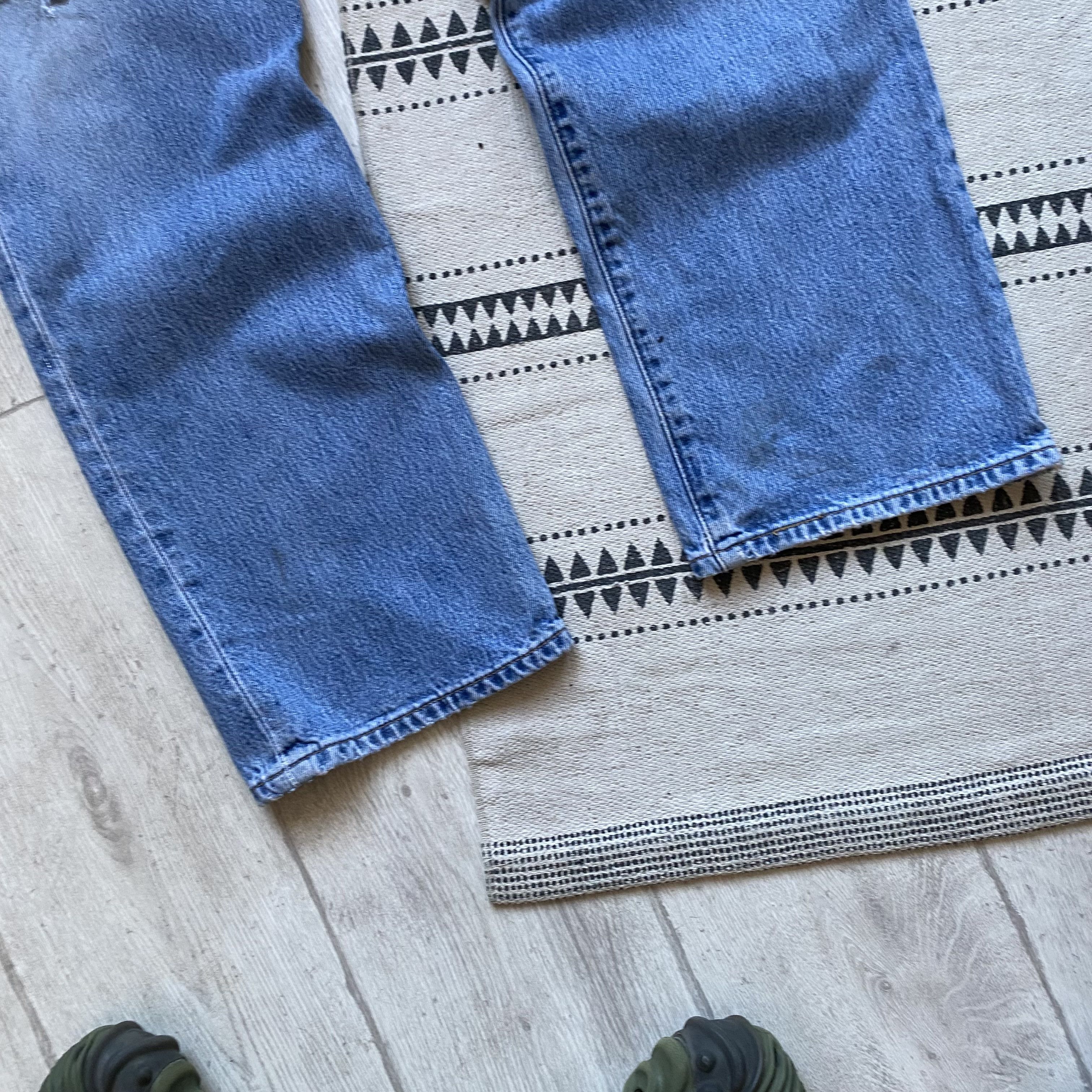 Levi's Vintage Clothing 👖Vintage 90's Levis jeans 501 Distressed Denim pants Y2K Size US 34 / EU 50 - 3 Thumbnail