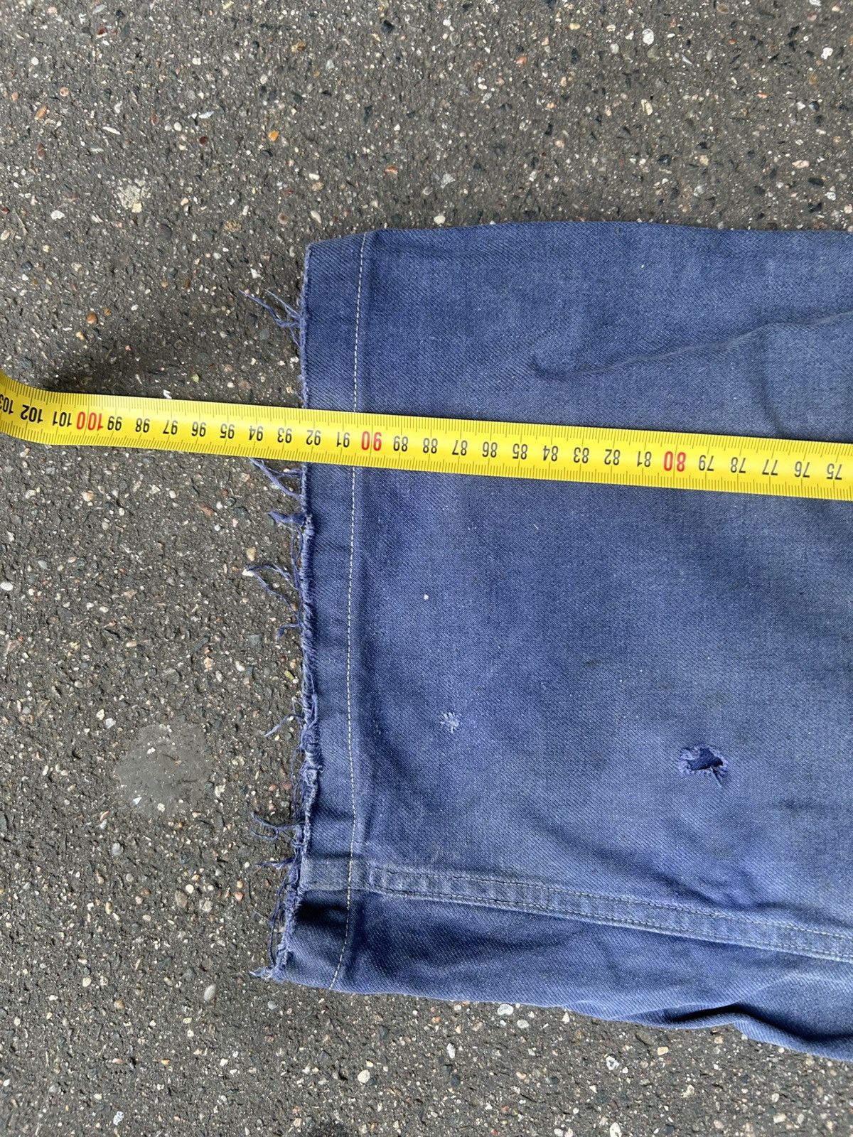 Other Blue work pants, old Distress patch Size US 33 - 6 Thumbnail