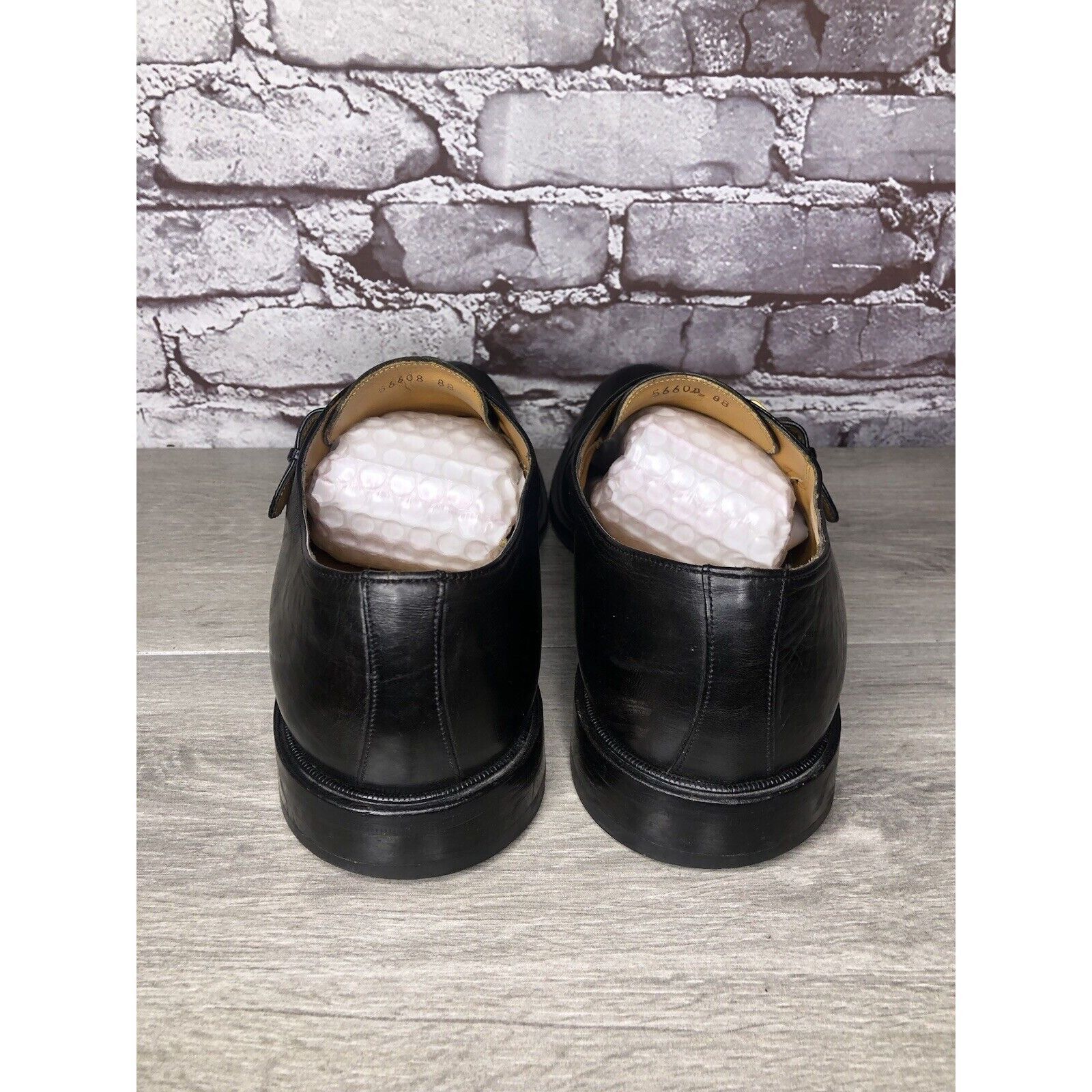 Mezlan Mezlan Tortosa Black Leather Monk Strap Leather Dress Shoes Size US 13 / EU 46 - 5 Thumbnail