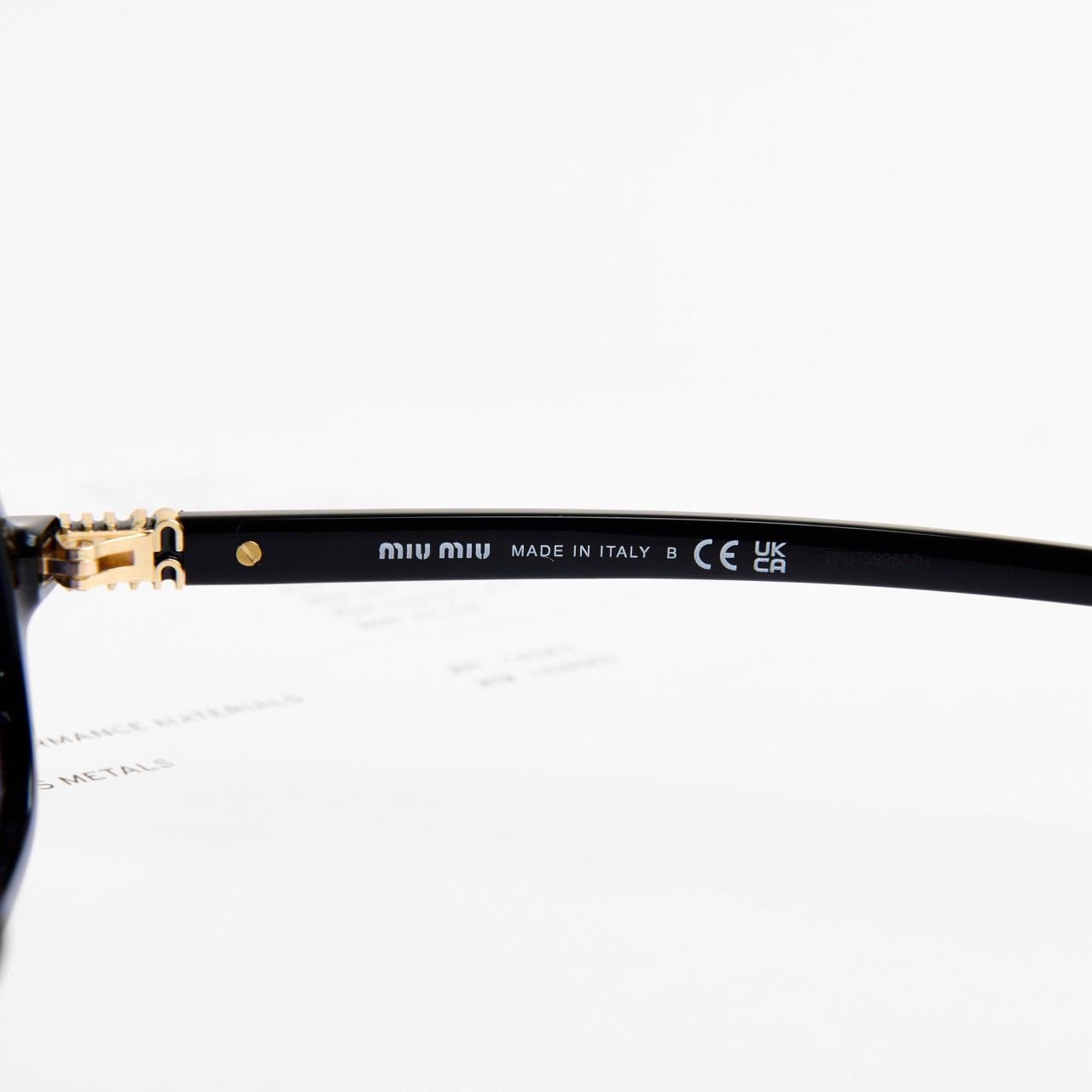Miu Miu MIU MIU 0MU 11ZS 16K01O SUNGLASSES Size ONE SIZE - 4 Thumbnail