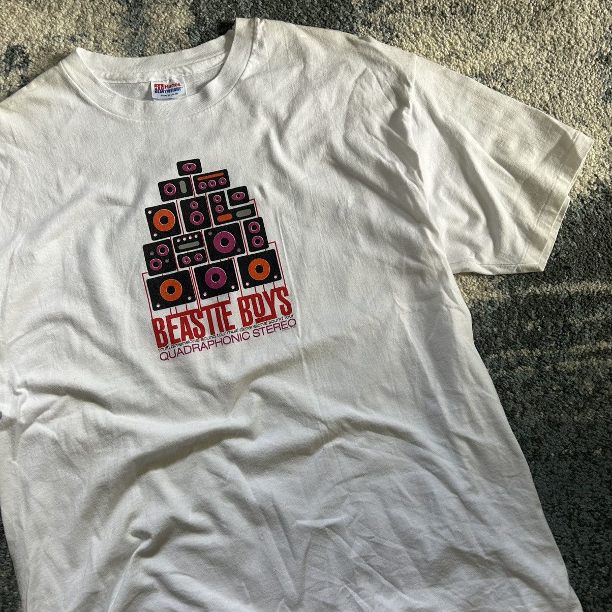Band Tees 1995 BEASTiE BOYS QUADRAPHONiC STEREO TOUR SiNGLE STiTCH TEE Size US XL / EU 56 / 4 - 4 Thumbnail