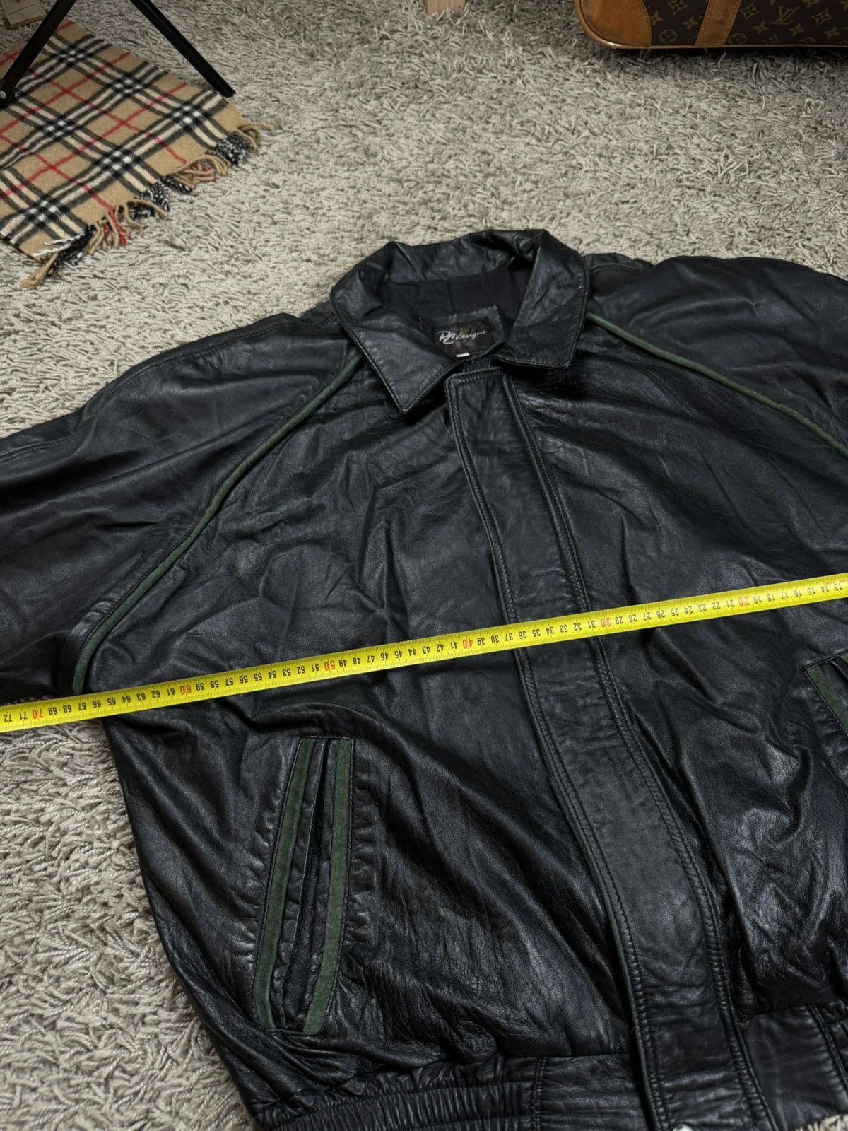 Vintage Vintage leather jacket bomber Billiard original casual item Size US XL / EU 56 / 4 - 6 Thumbnail