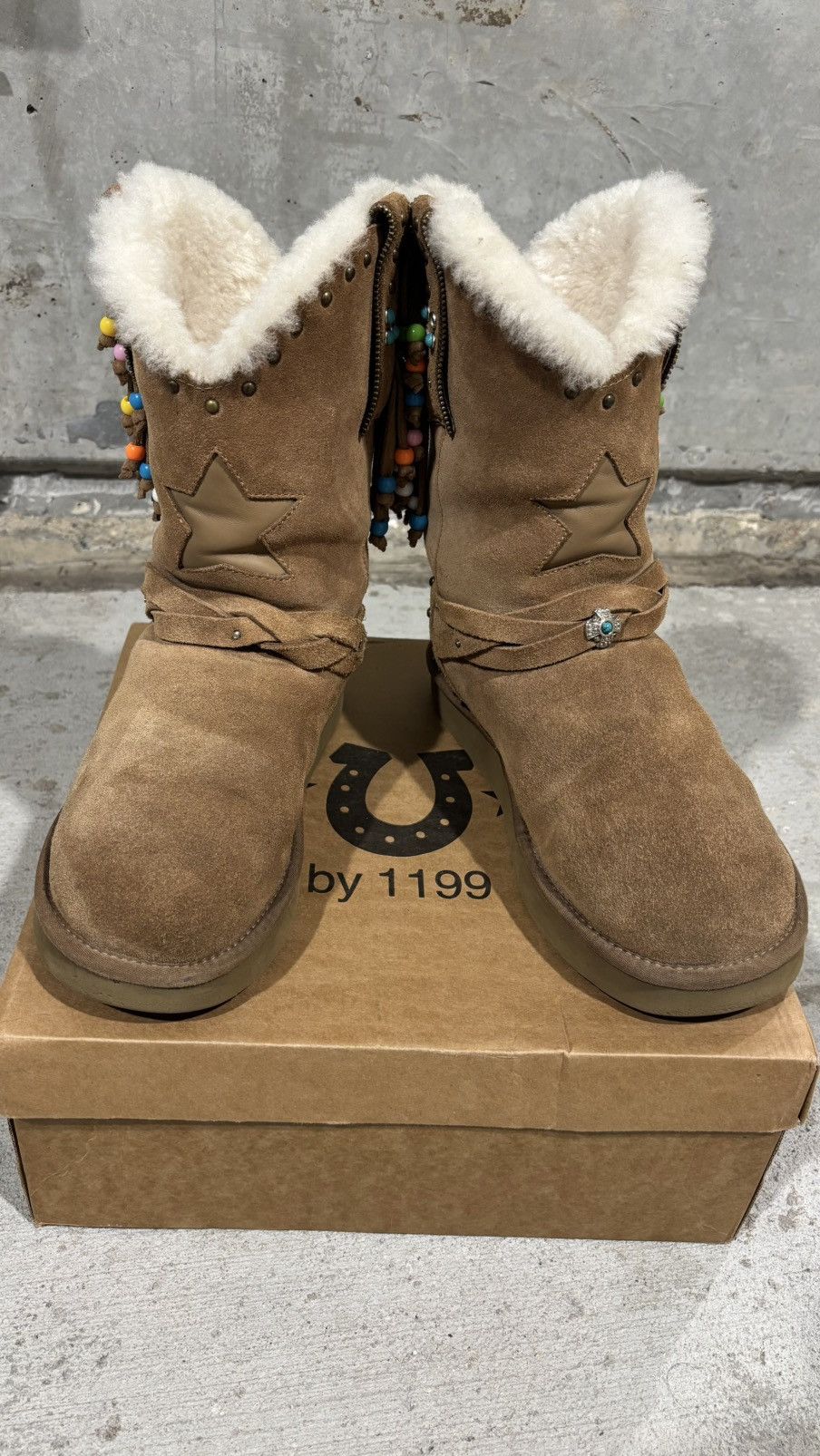 1199 Bazo 1199 Ugg Cowboy Boots Size US 10 / EU 43 - 17 Thumbnail