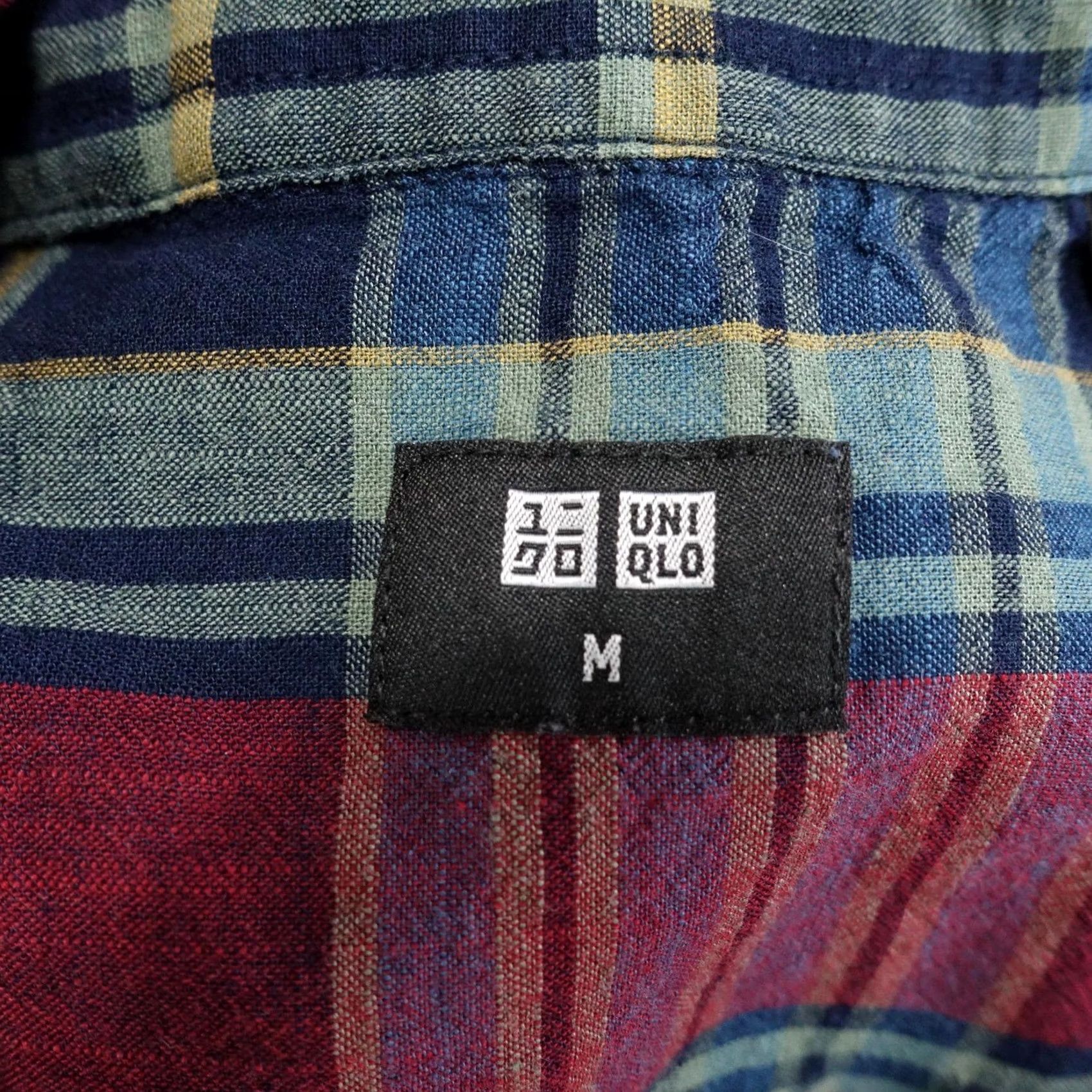 Uniqlo Uniqlo Shirt M Multicolor Plaid Short Sleeve 1/2 Button-Up Regular Fit Mens Size US M / EU 48-50 / 2 - 5 Thumbnail