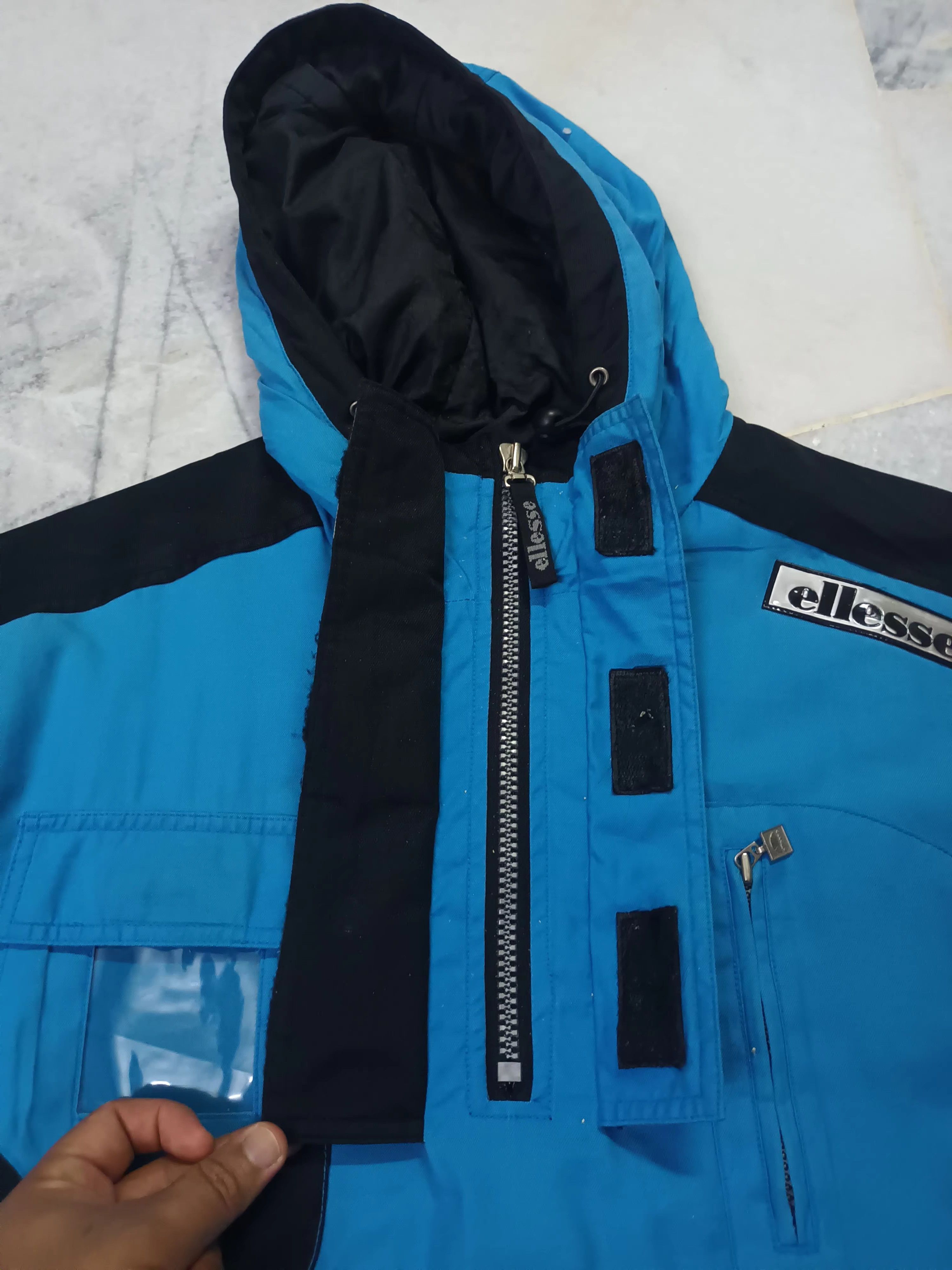 Ellesse 🔥 ELLESSE HOODIE HALF ZIPPER SKI JACKET 🔥 Size US XXL / EU 58 / 5 - 6 Thumbnail