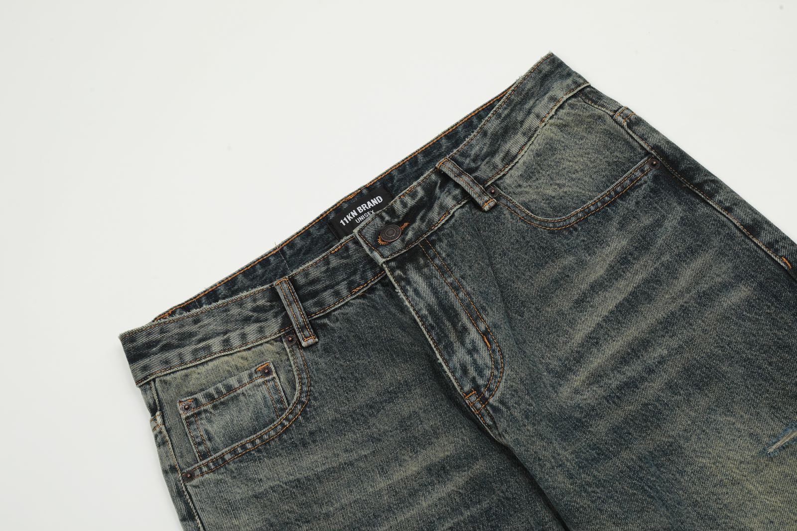 Vintage Men's vintage blue cleanfit casual ripped bootcut jeans Size US 32 / EU 48 - 3 Thumbnail