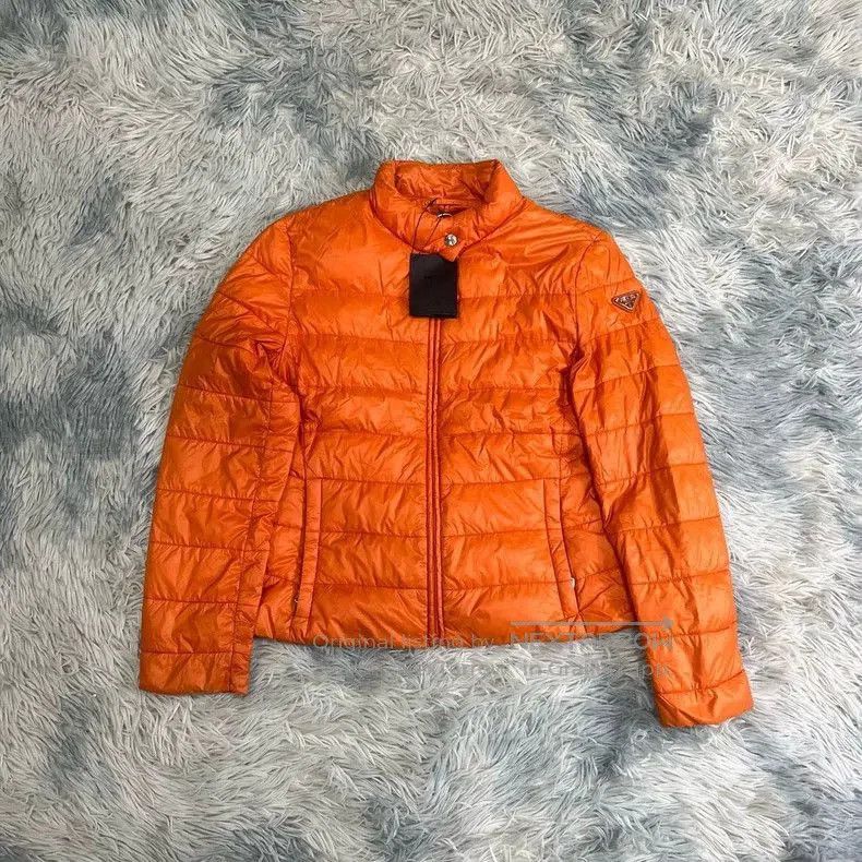 Prada Orange Down Jacket.