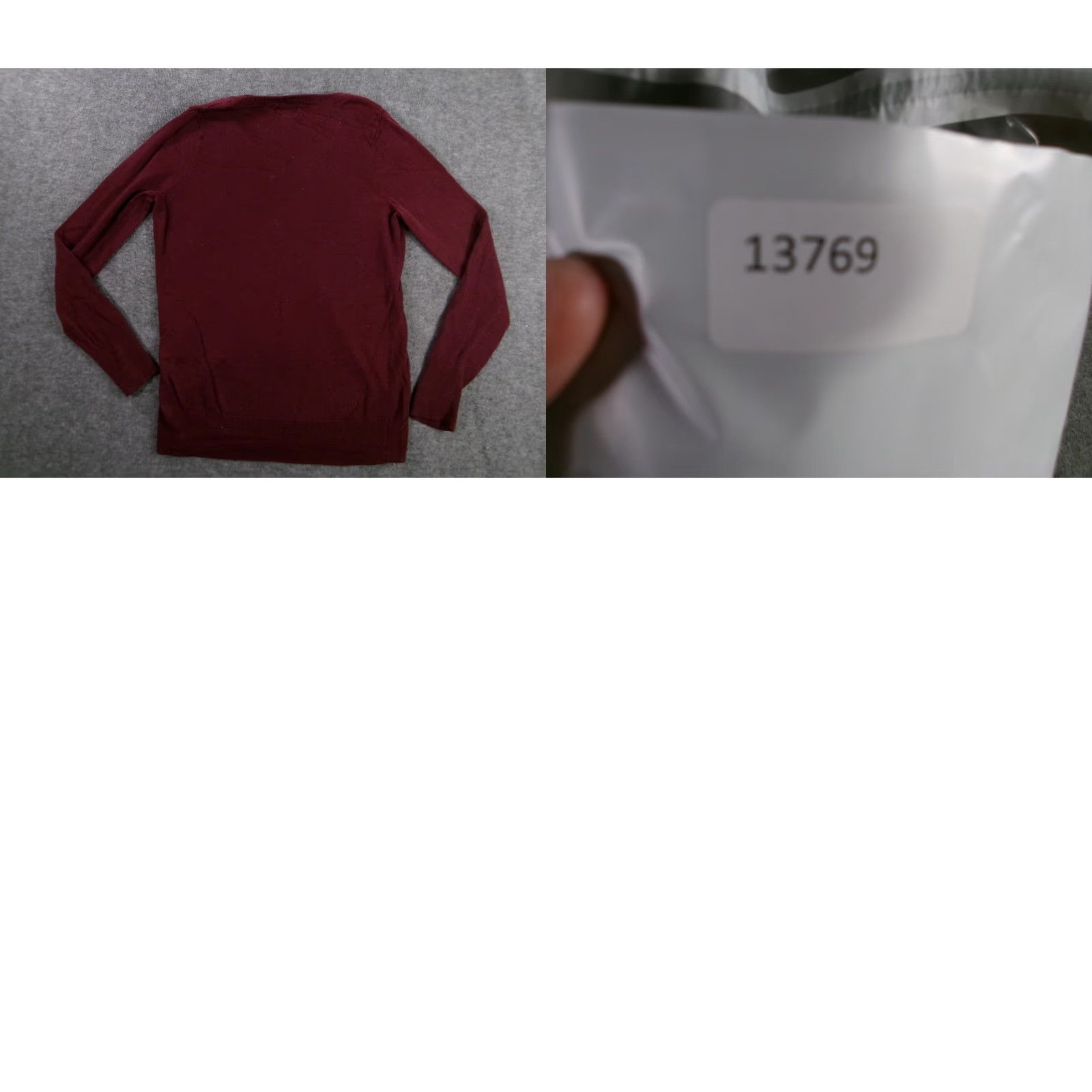 Vintage A New Day Sweater Women XS Maroon Pullover V-Neck Classic Cozy Lounge Day Size XS / US 0-2 / IT 36-38 - 8 Thumbnail