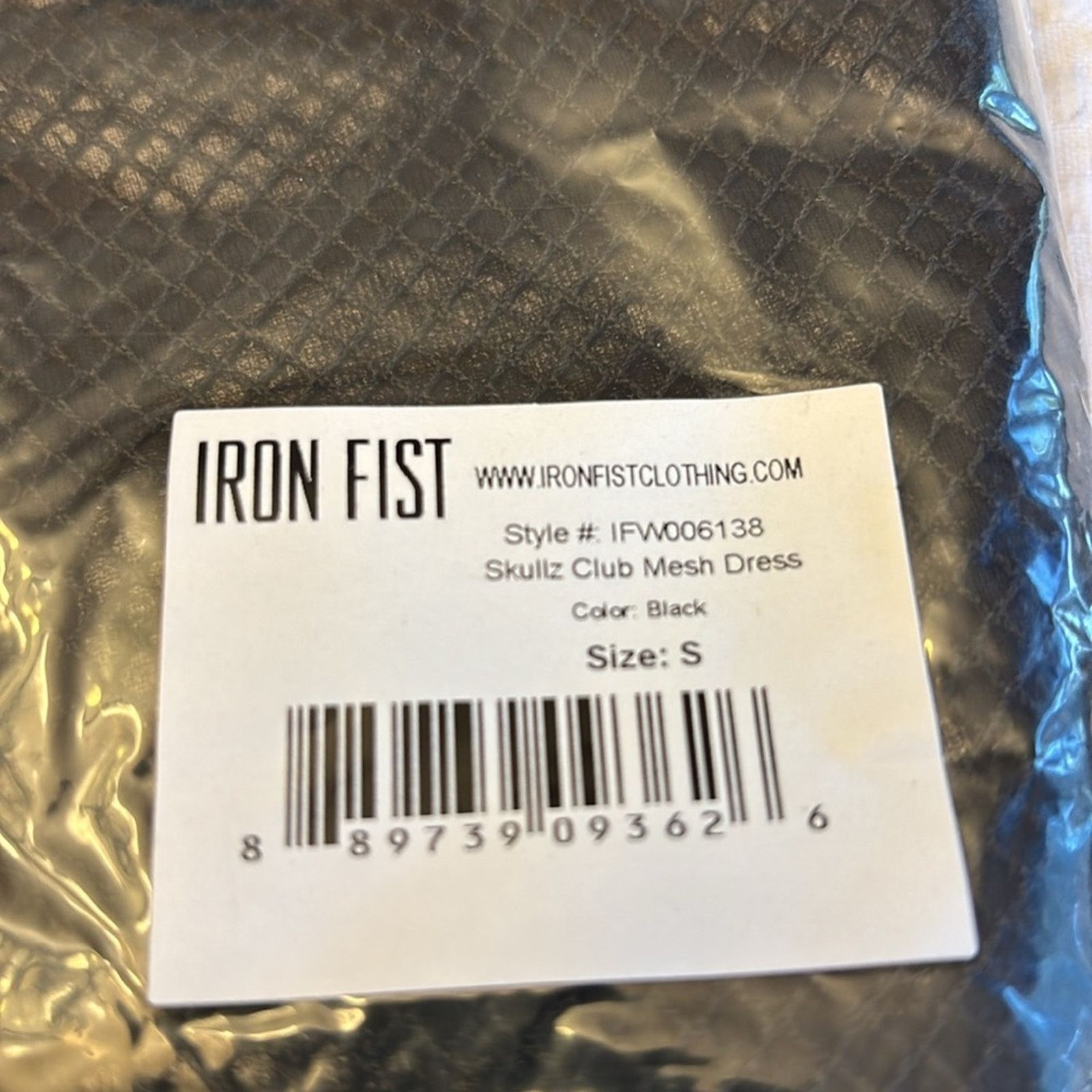 Iron Fist IRON FIST Skullz Club S Black Sheer Fit Flare Dress Babydoll Size S / US 4 / IT 40 - 5 Thumbnail