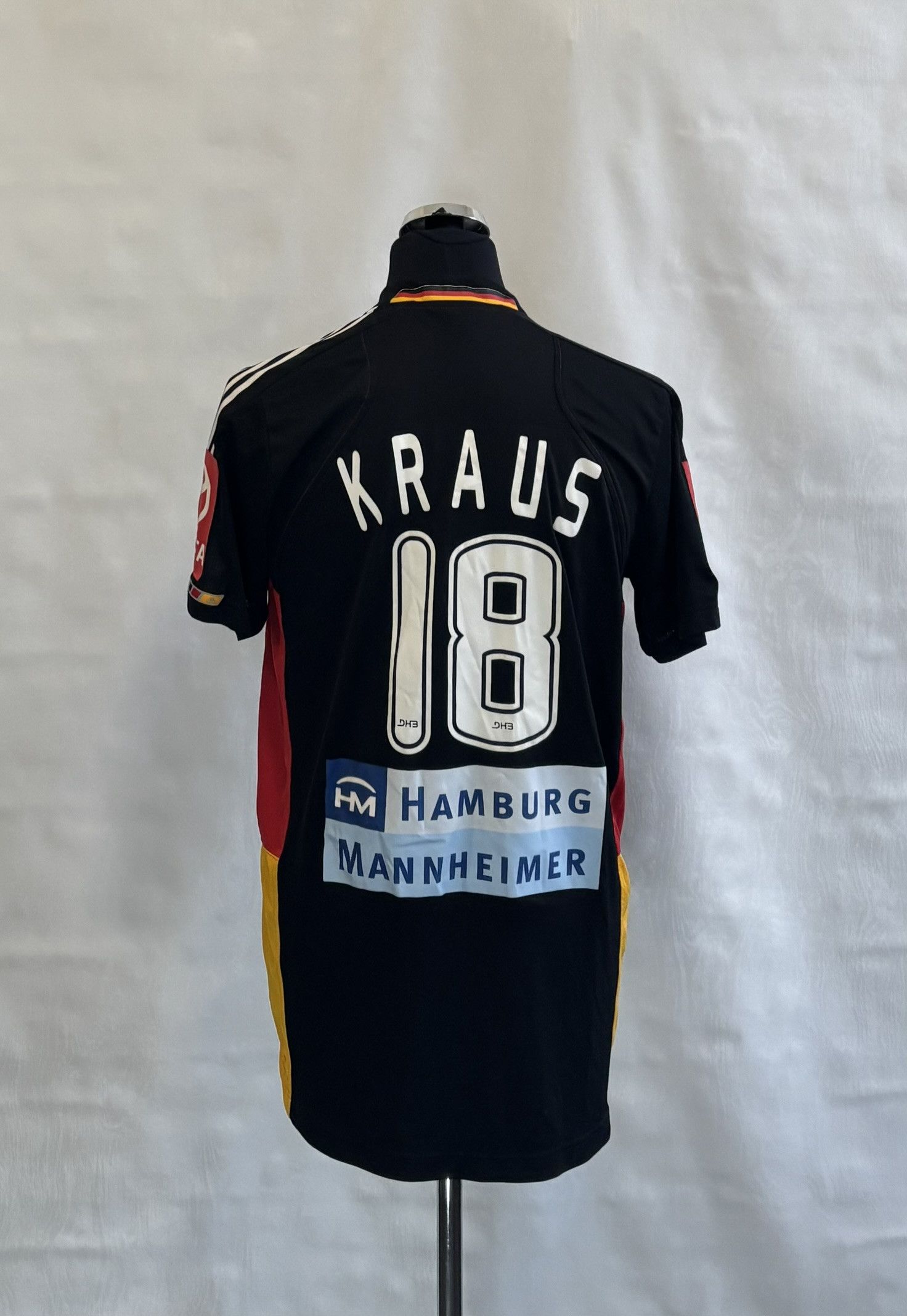 Adidas Germany 2009/2010 Kraus #18 Adidas Player Issue Jersey Size US L / EU 52-54 / 3 - 2 Thumbnail