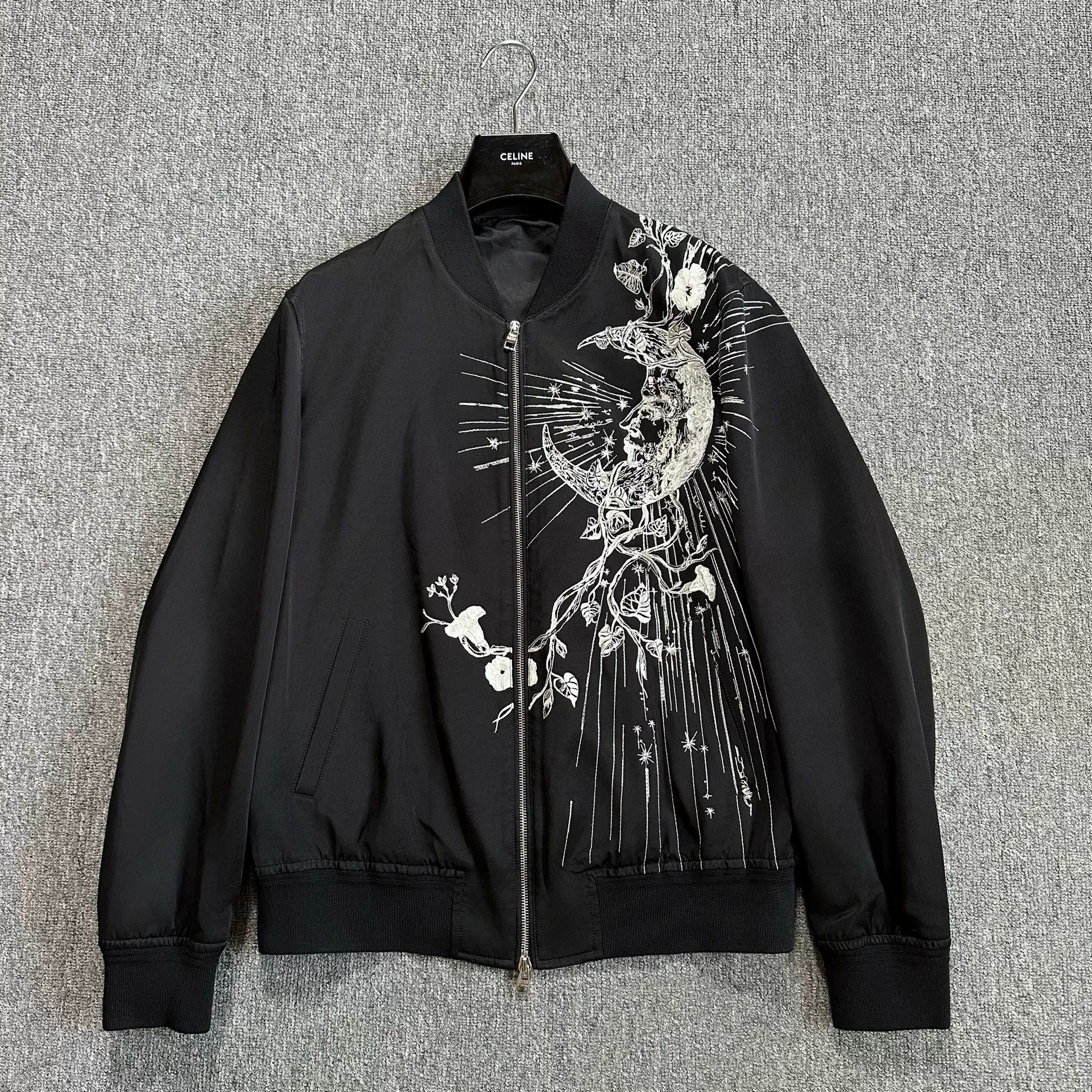 Alexander McQueen Alexander McQueen Embroidered Black Jacket Size US L / EU 52-54 / 3 - 1 Thumbnail
