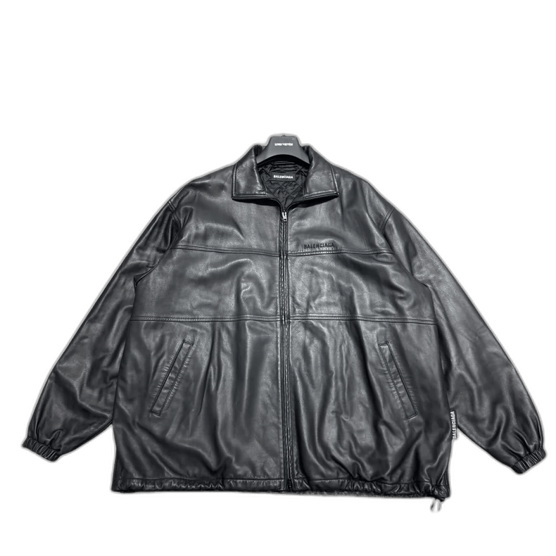 Balenciaga Balenciaga Leather Jacket with Cotton Padding-zp Size US S / EU 44-46 / 1 - 1 Thumbnail