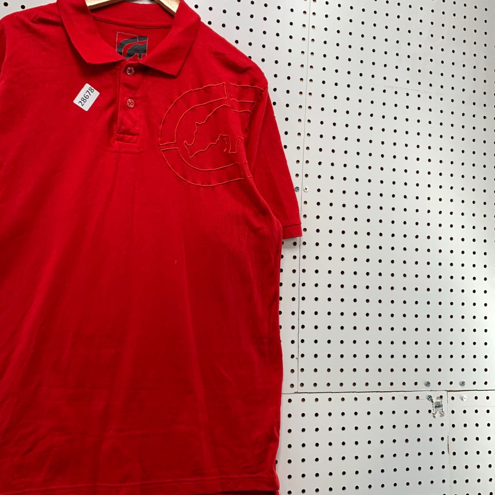 Ecko Unltd. VINTAGE ECKO UNLTD Polo Shirt Red RHINO Mens Large Short Sleeve 23x33.5 Size US L / EU 52-54 / 3 - 4 Thumbnail