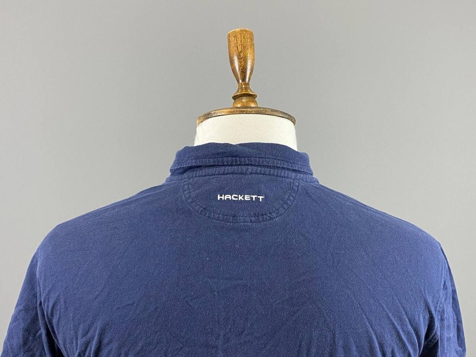 Designer Hackett London Golf Blue Summer Polo Shirt Size XL Size US XL / EU 56 / 4 - 7 Thumbnail