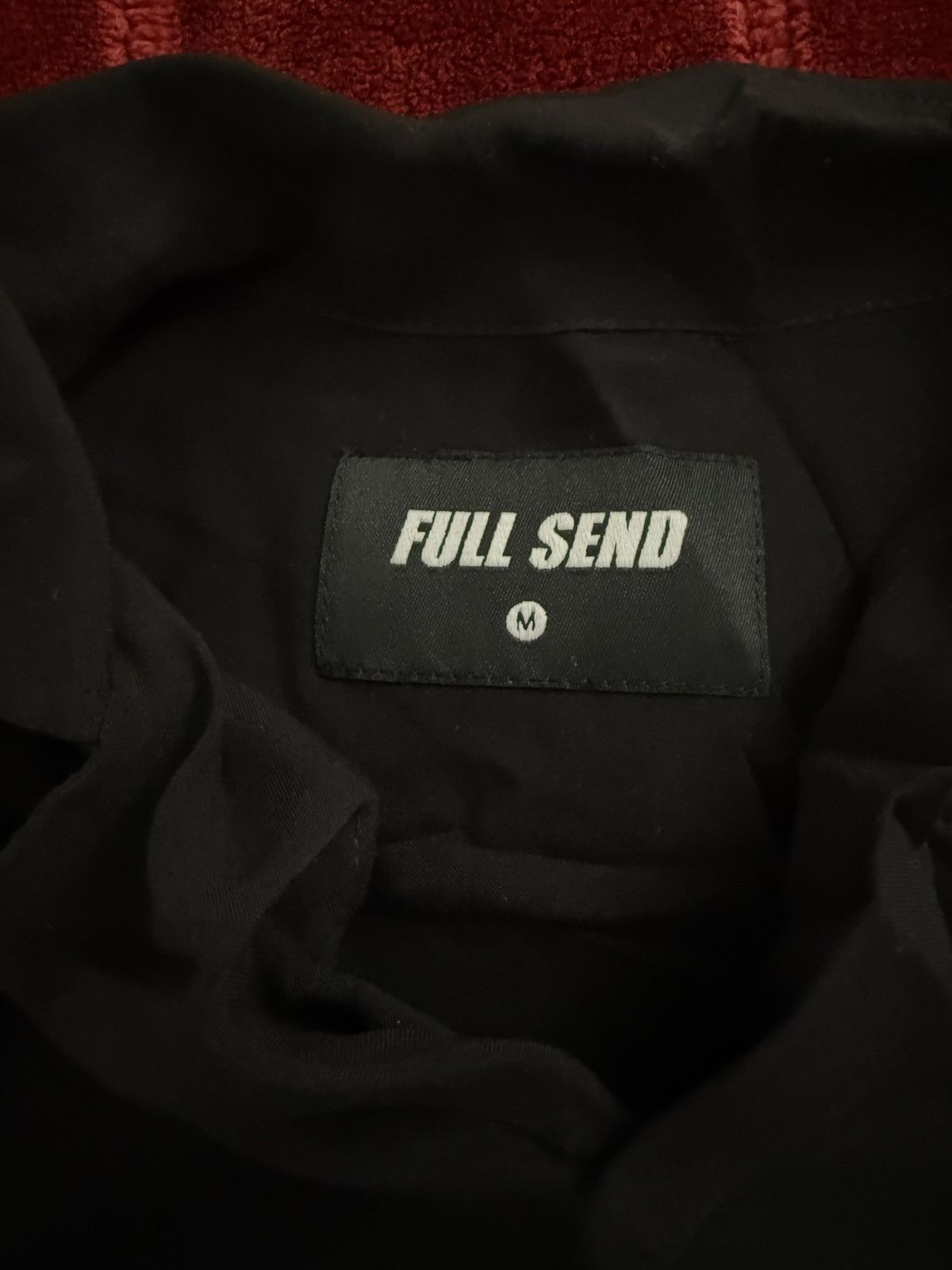 Full Send Nelk Boys Bowling Shirt Black Size Medium Size US M / EU 48-50 / 2 - 4 Thumbnail
