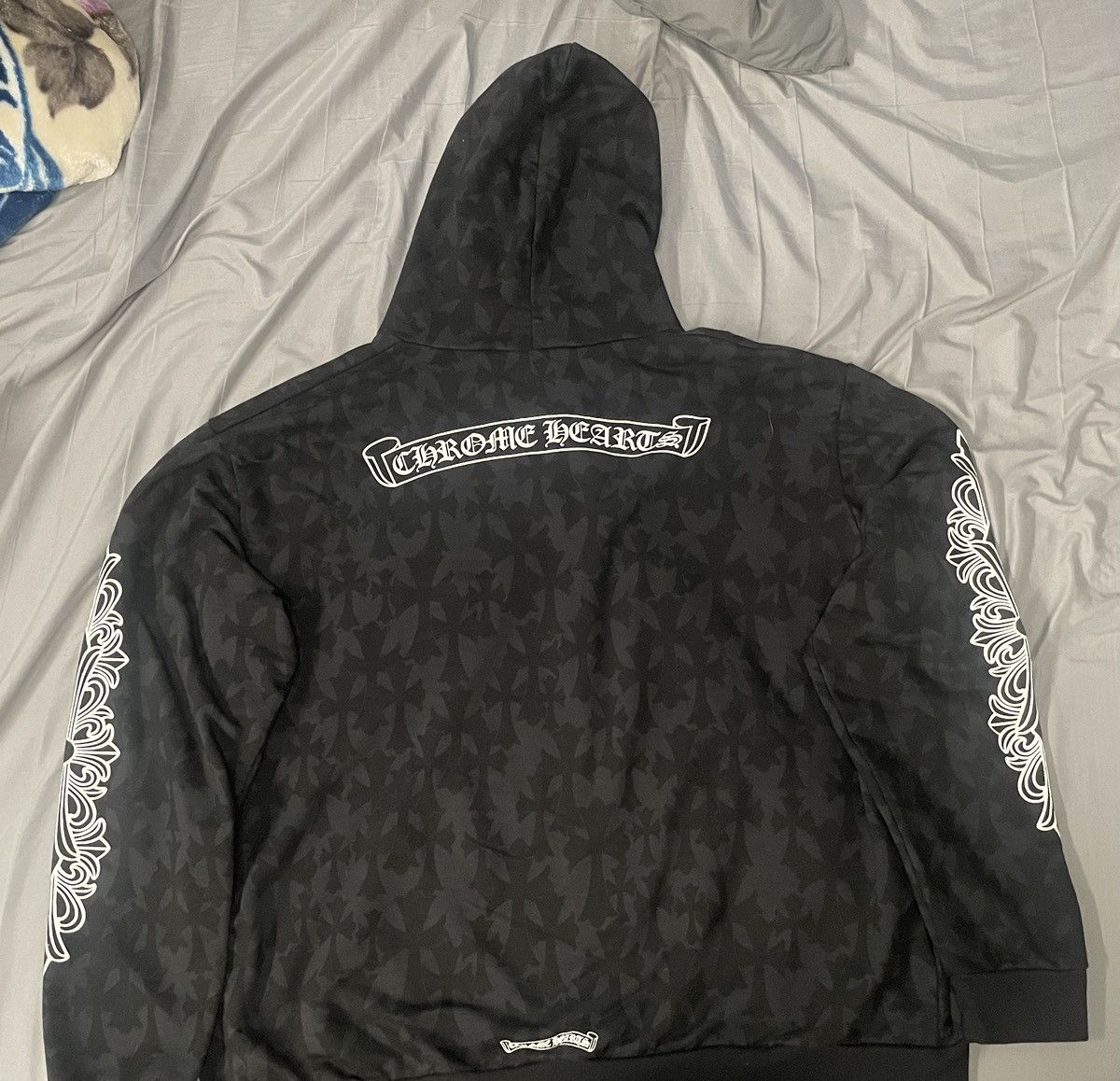 Chrome Hearts Chrome Hearts Cemetery Cross Monogram Zip-up Chrome Hearts Chrome Hearts Cemetery Cross Monogram Zip-up