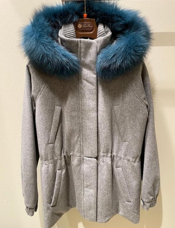 Loro Piana o1srvl11e0526 Icery Jacket in Grey Size M / US 6-8 / IT 42-44 - 1 Thumbnail