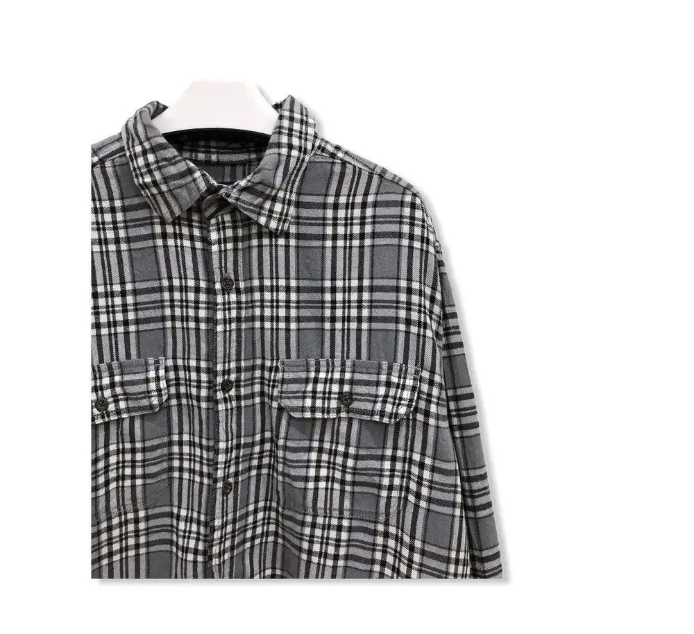 Flannel × Vintage Vintage Faded Glory Plaid Tartan Flannel Shirt 👕 Size US L / EU 52-54 / 3 - 2 Thumbnail