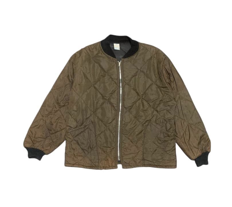 Vintage 70s Quilted Jacket Nice Design Made In Usa