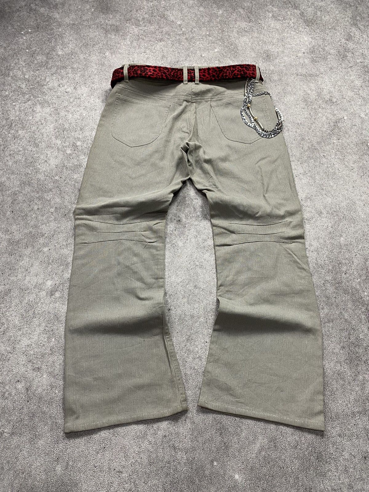 If Six Was Nine × Japanese Brand × Le Grande Bleu (L.G.B.) NEED GONE!!! In The Attic Laceup Flared Pant Size US 34 / EU 50 - 2 Thumbnail