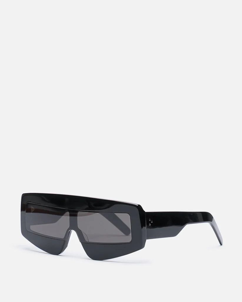 Rick Owens o1s1v1r1oon0825 Size: OS/Phleg Sunglasses in Black Size ONE SIZE - 2 Thumbnail