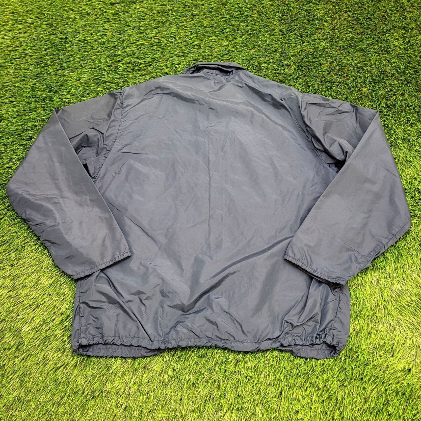 Champion VINTAGE Champion Coach Jacket M/L Baggy 50s Baseball Windbreaker Jacket Mens Blue Size US L / EU 52-54 / 3 - 2 Thumbnail