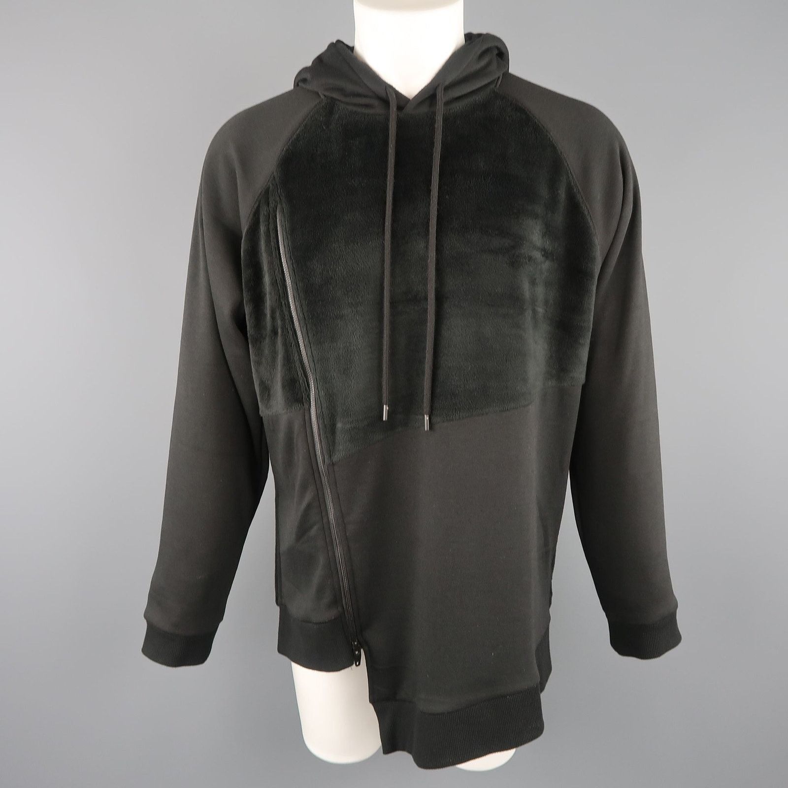 D.Gnak By Kang.D Size M Asymmetrical Jersey & Fleece Hoodie Sweatshirt Size US M / EU 48-50 / 2 - 1 Thumbnail