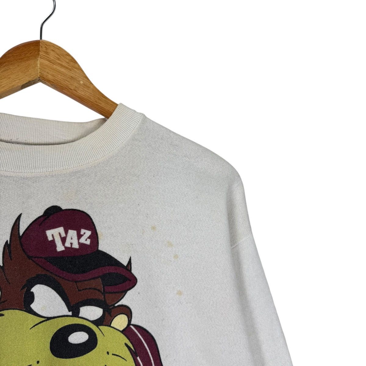 Warner Bros ☀️LOONEY TUNES TAZ TEXAS 1994 SWEATSHIRT Size US L / EU 52-54 / 3 - 5 Thumbnail