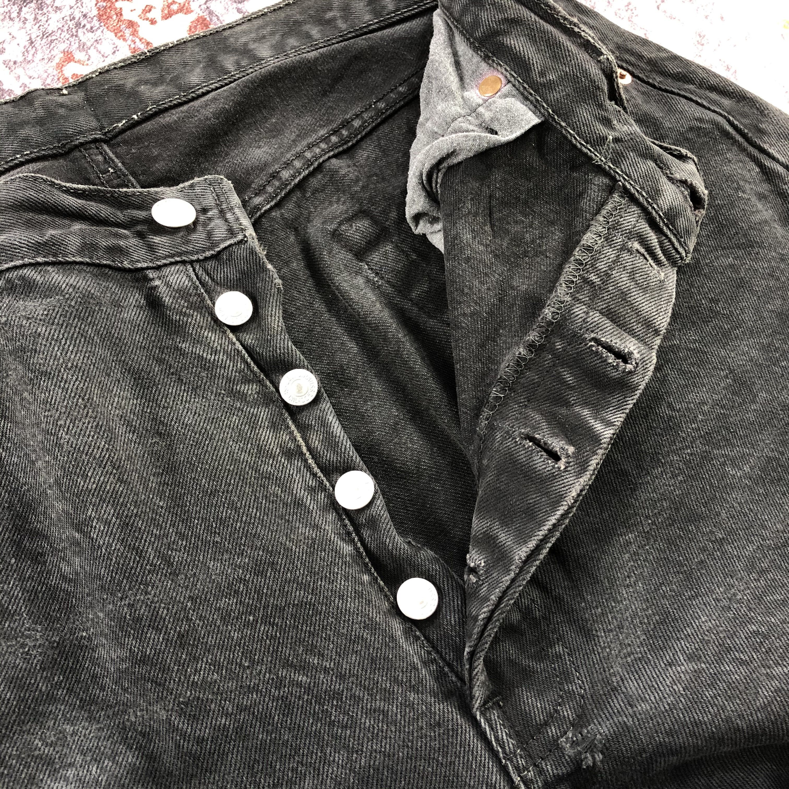 Levi's × Vintage 90s Vintage Levis 501 Ripped Jeans-JM2337 Size US 36 / EU 52 - 9 Thumbnail
