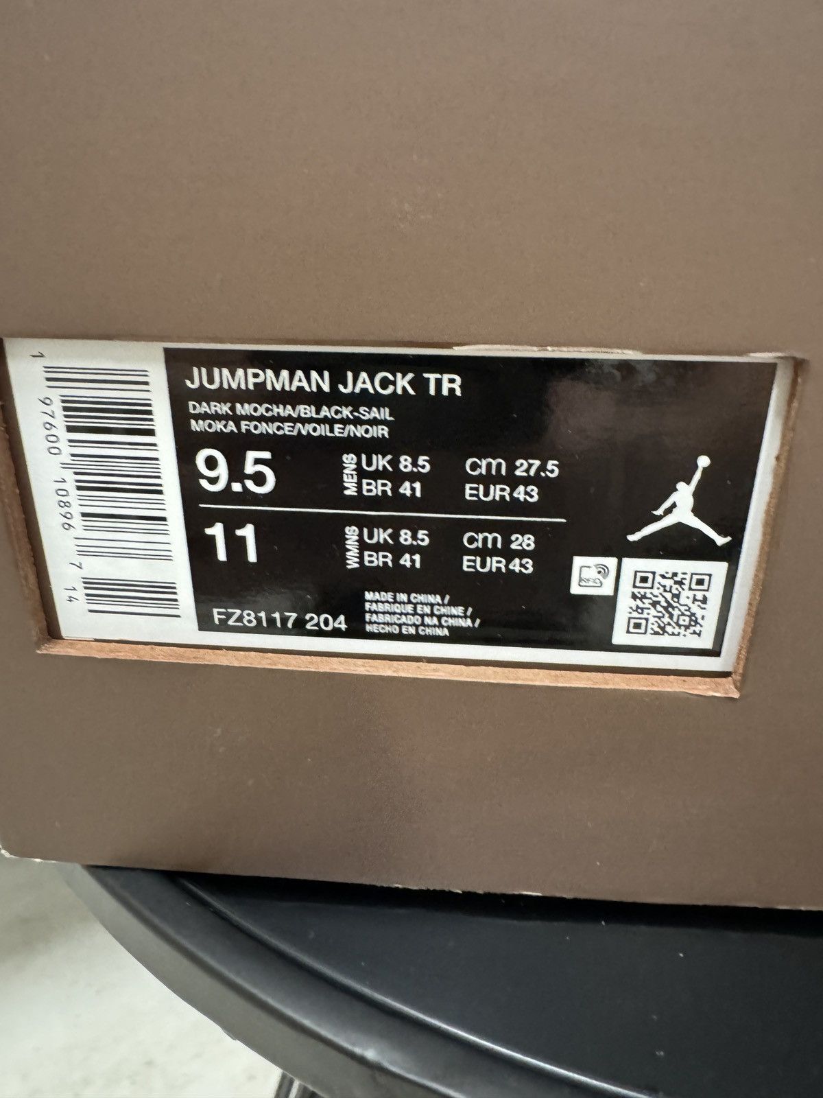Nike × Travis Scott Nike x Travis Scott jumpman jack dark mocha Size US 9.5 / EU 42-43 - 23 Thumbnail