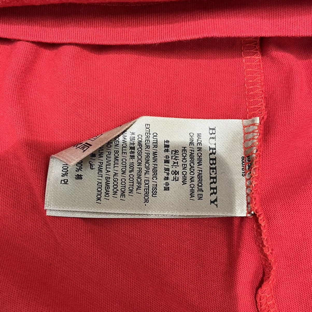 Burberry Burberry Tee Red Size US M / EU 48-50 / 2 - 6 Thumbnail