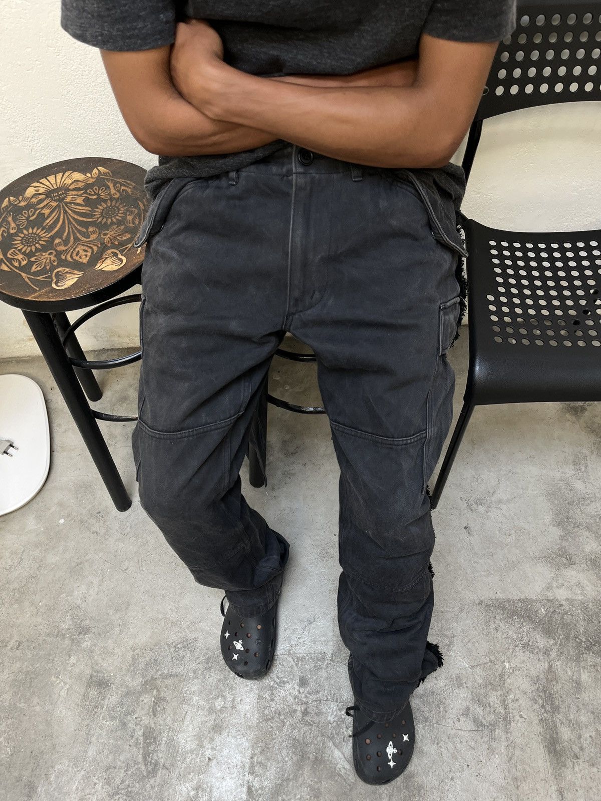Japanese Brand × Maison MIHARA YASUHIRO Mihara Yasuhiro Fur Cargo pant Size US 32 / EU 48 - 6 Thumbnail