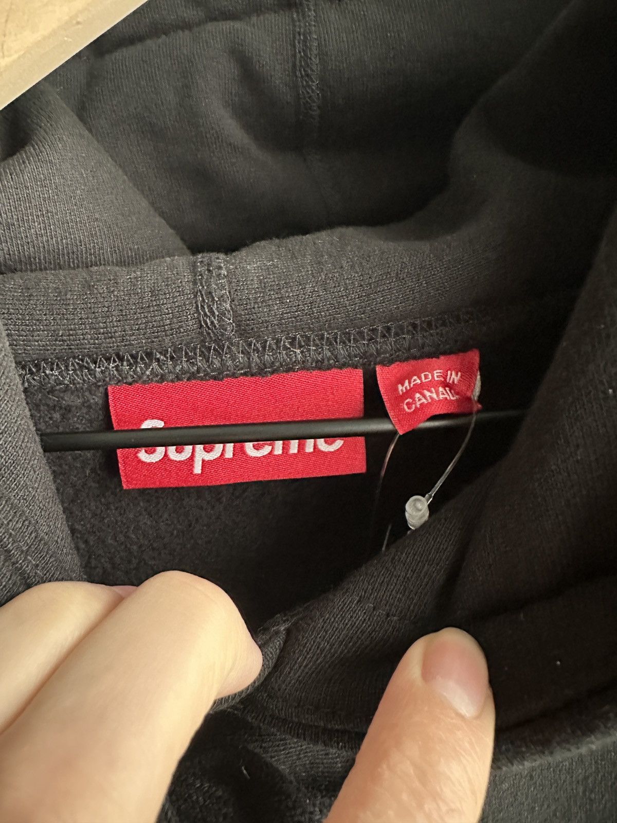 Supreme × Swarovski Supreme x Swarovski Motion Logo Hoodie Black Size US XL / EU 56 / 4 - 7 Thumbnail