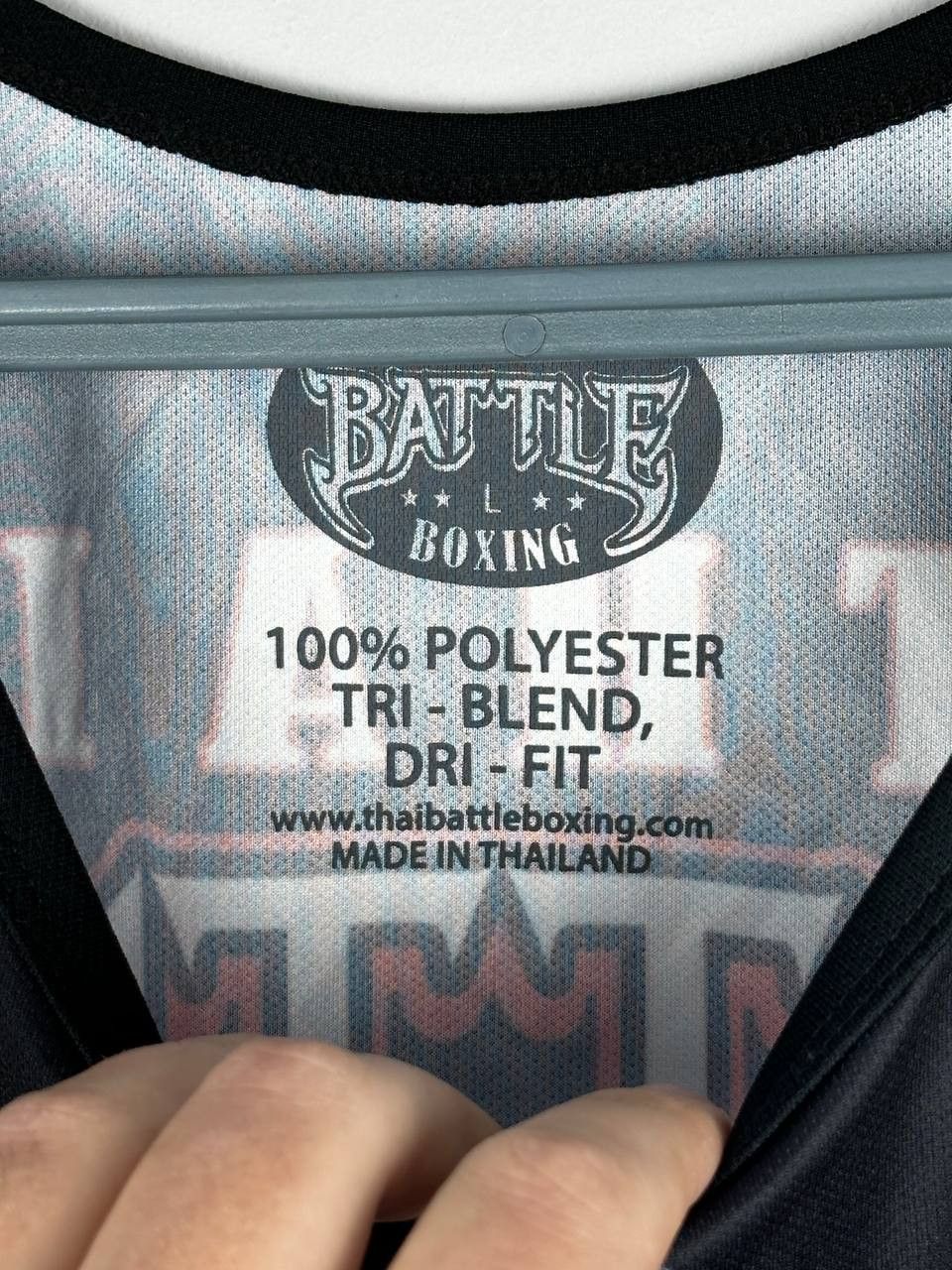 Japanese Brand Thai Battle Boxing MUAI THAI TANK TOP VERY RARE Size US M / EU 48-50 / 2 - 5 Thumbnail