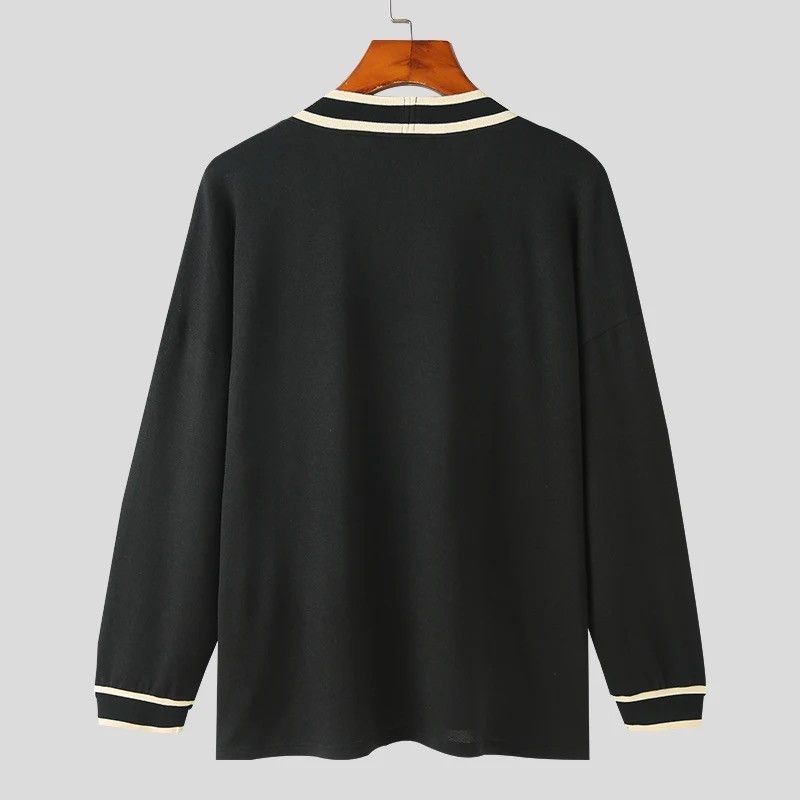 Japanese Brand × Vintage Black Casual Knitted Cardigan Sweater Size US L / EU 52-54 / 3 - 4 Thumbnail