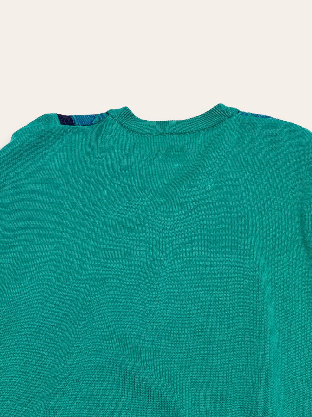 Vintage 90s Vintage GABICCI Crazy Style Dope Colours Sweater V Neck Size US M / EU 48-50 / 2 - 7 Thumbnail
