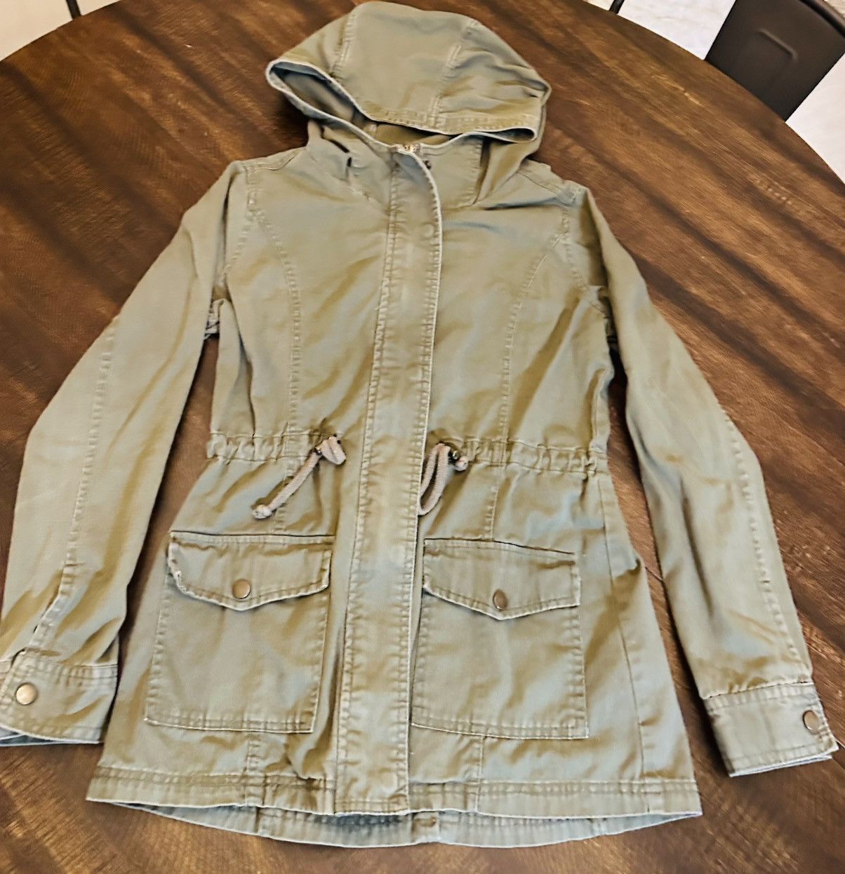 Cotton On Womens Green Cotton On Cargo Jacket Size USA 6 Size S / US 4 / IT 40 - 1 Thumbnail