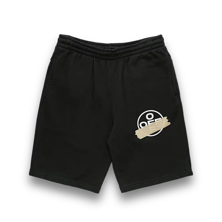 Off-White o1rshd1 Tape Arrows Sweatshorts in Black Size US 36 / EU 52 - 1 Thumbnail