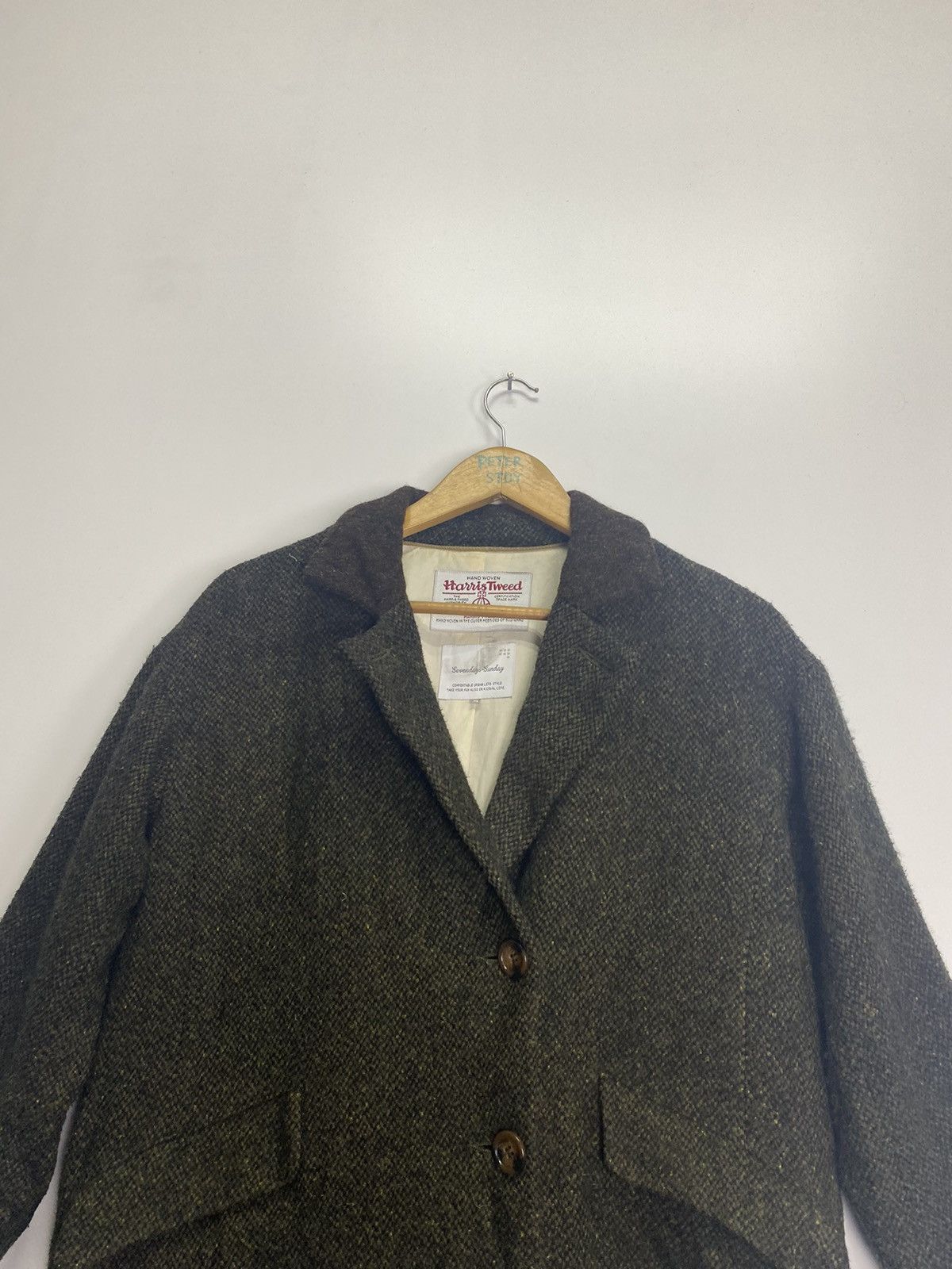 Harris Tweed × Vintage Vintage Hand Woven Harris Tweed Jacket Size US M / EU 48-50 / 2 - 6 Thumbnail