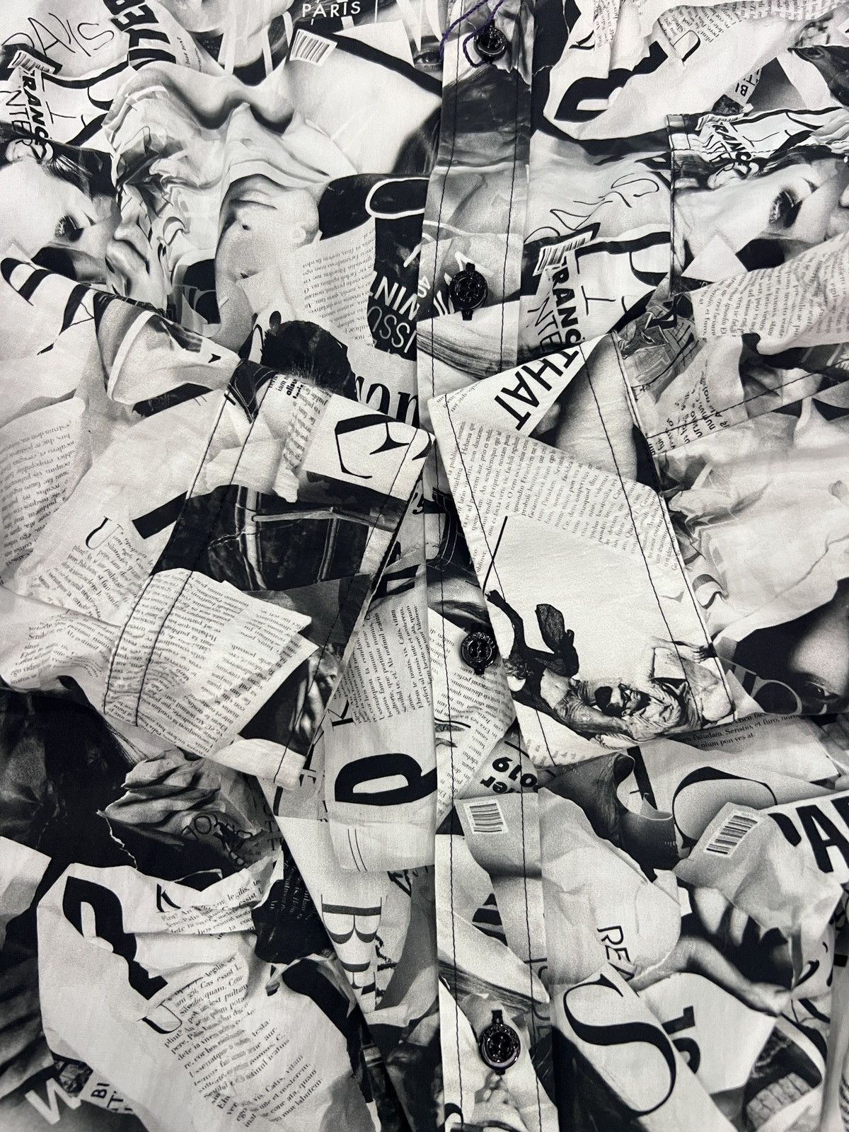 Balenciaga Balenciaga SS19 Magazine Poster Shirt Size US XS / EU 42 / 0 - 9 Thumbnail