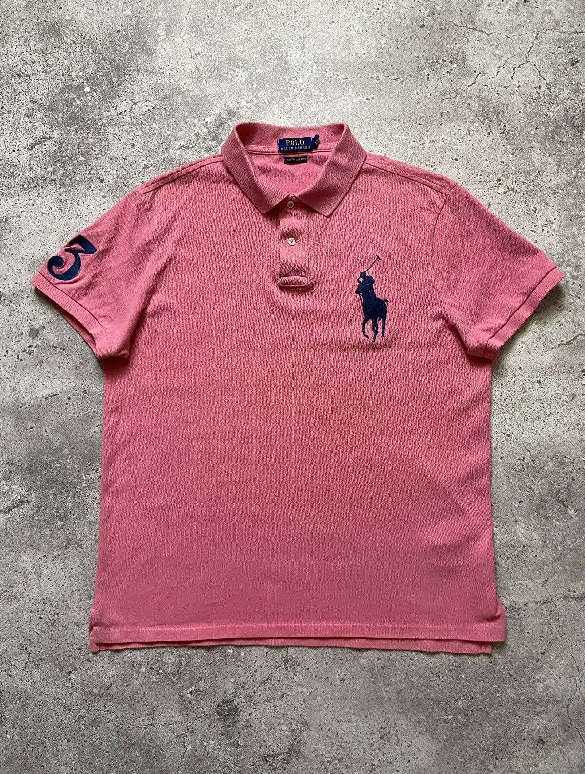 Polo Ralph Lauren Vintage Polo Ralph Lauren Big Pony Polo Tee Chief Keef Size US L / EU 52-54 / 3 - 1 Thumbnail