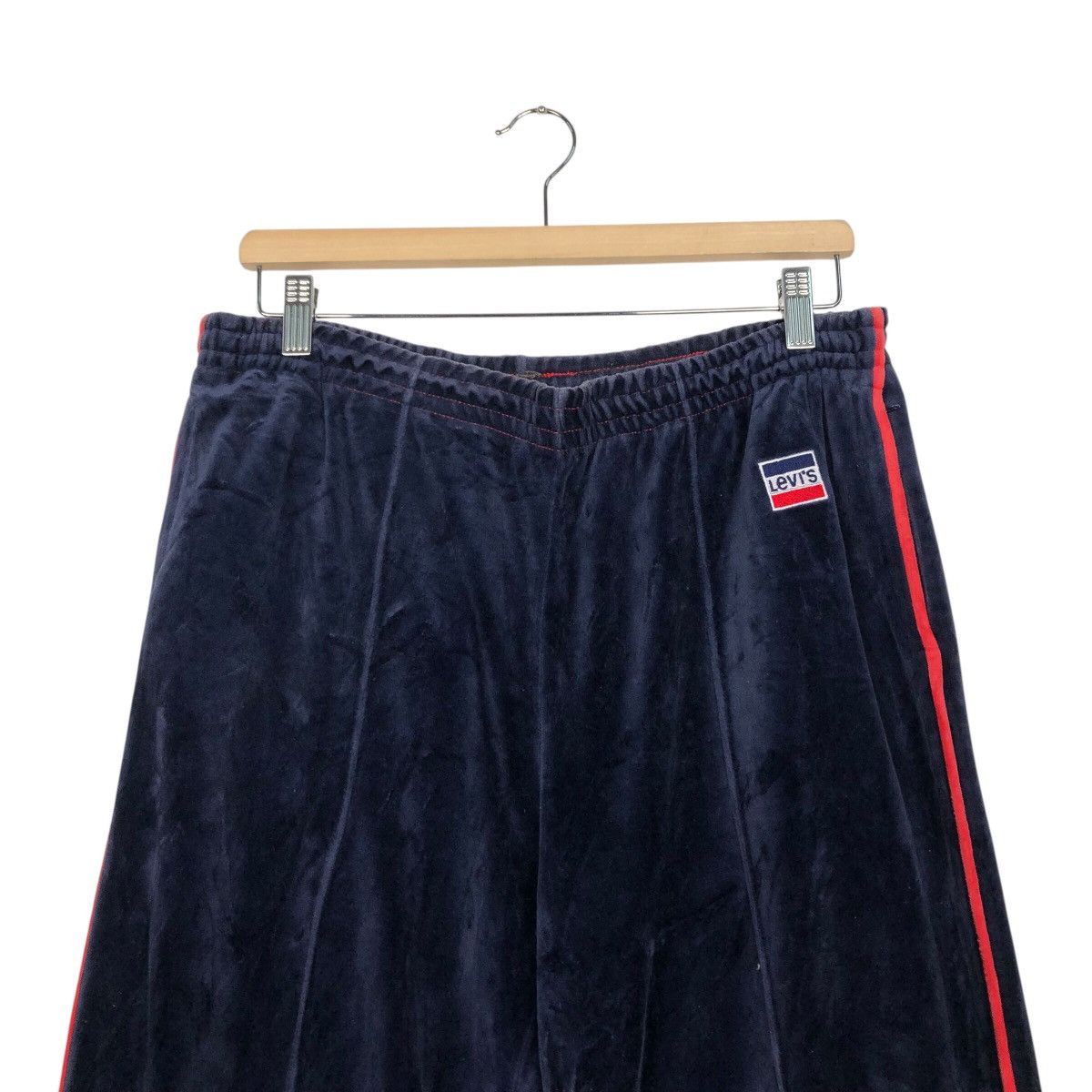 Levi's Levi’s Velour Track Pant — Navy Plush w/ Red Side Line Size US 30 / EU 46 - 4 Thumbnail