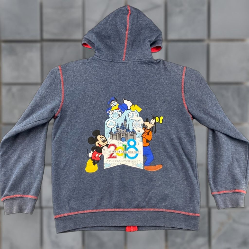 Disney Disney Parks Full Zip Hoodie Womens XL Embroidered Double Sided 2018 Size XL / US 12-14 / IT 48-50 - 1 Thumbnail