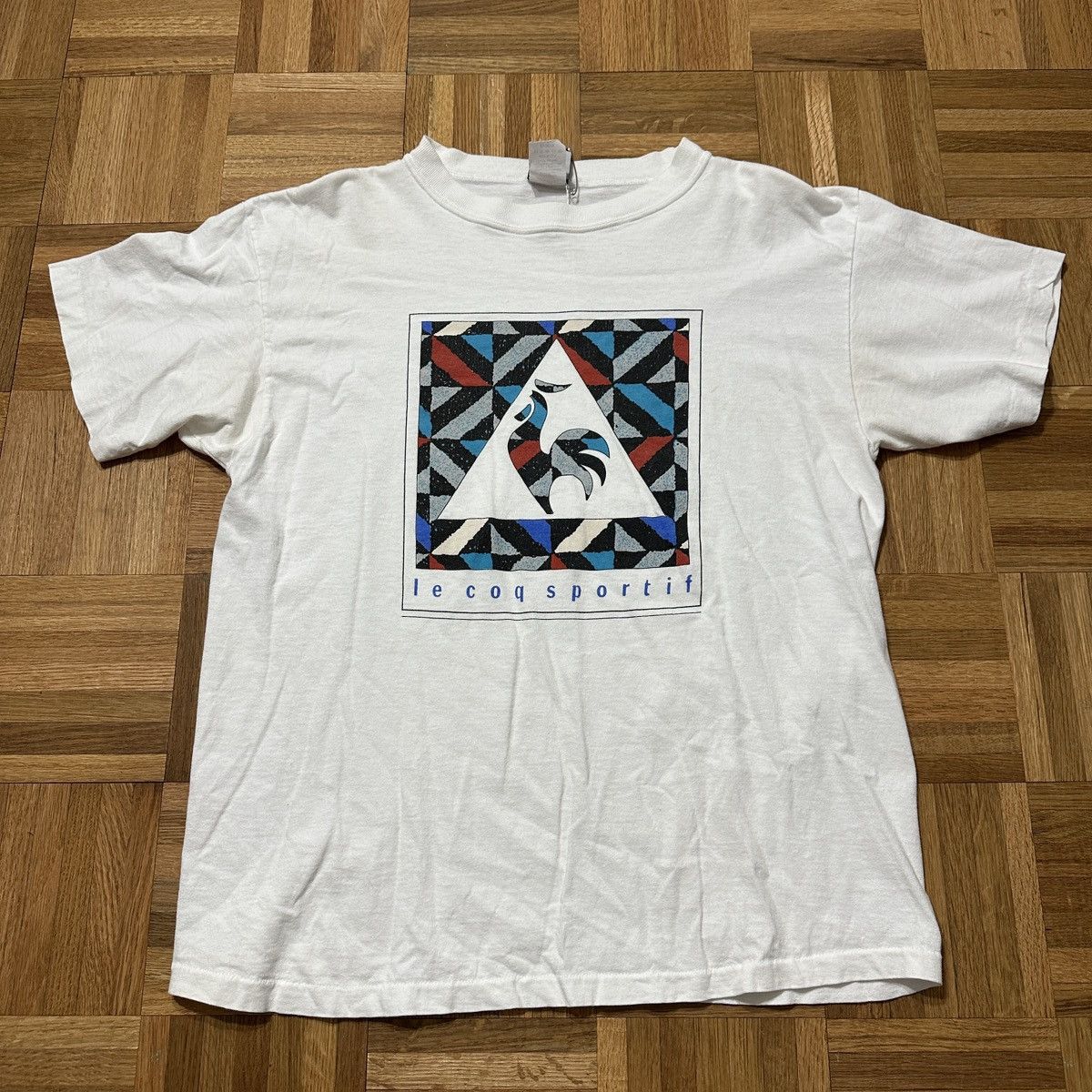 Le Coq Sportif Vintage Le Coq Sportif tee Size US M / EU 48-50 / 2 - 1 Thumbnail